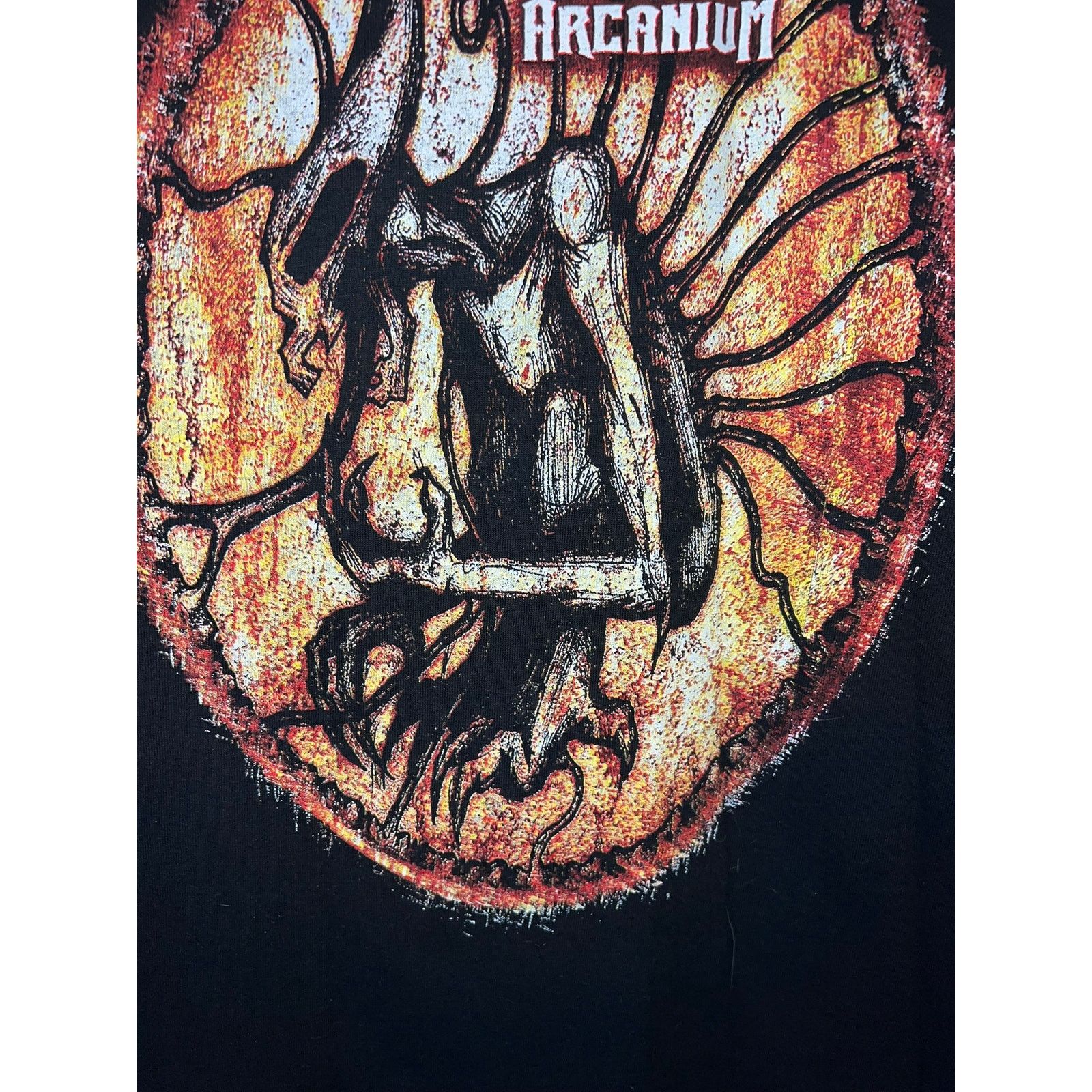 Gildan 2009 Arcanium Metal Concert Tour Black Shirt 2000s S Y2K Size US S / EU 44-46 / 1 - 4 Thumbnail