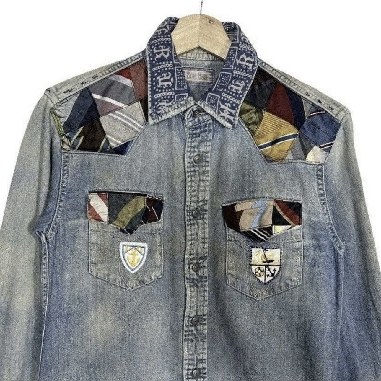 Blue Blue Japan blue blue japan flannel patchwork denim nice design Size US M / EU 48-50 / 2 - 3 Thumbnail