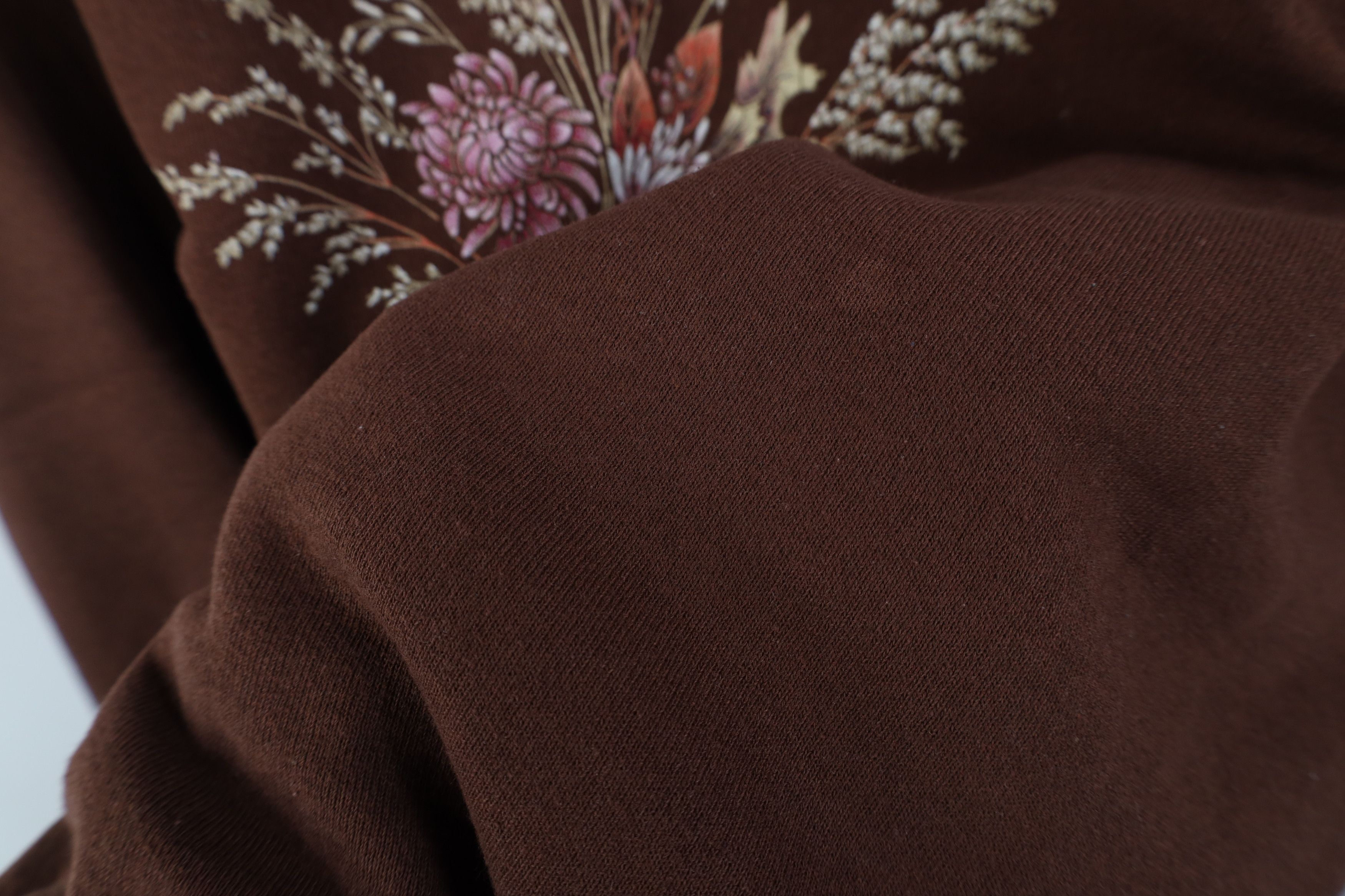 Vintage Vintage 90s Streetwear Nature Mouse Flower Sweatshirt Brown Size XL / US 12-14 / IT 48-50 - 8 Thumbnail