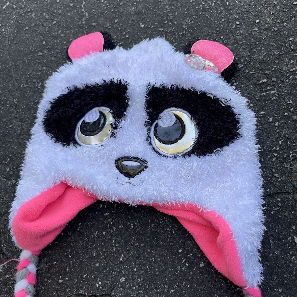 Vintage Kawaii Panda Animal Anime Safety Hat Style Beanie