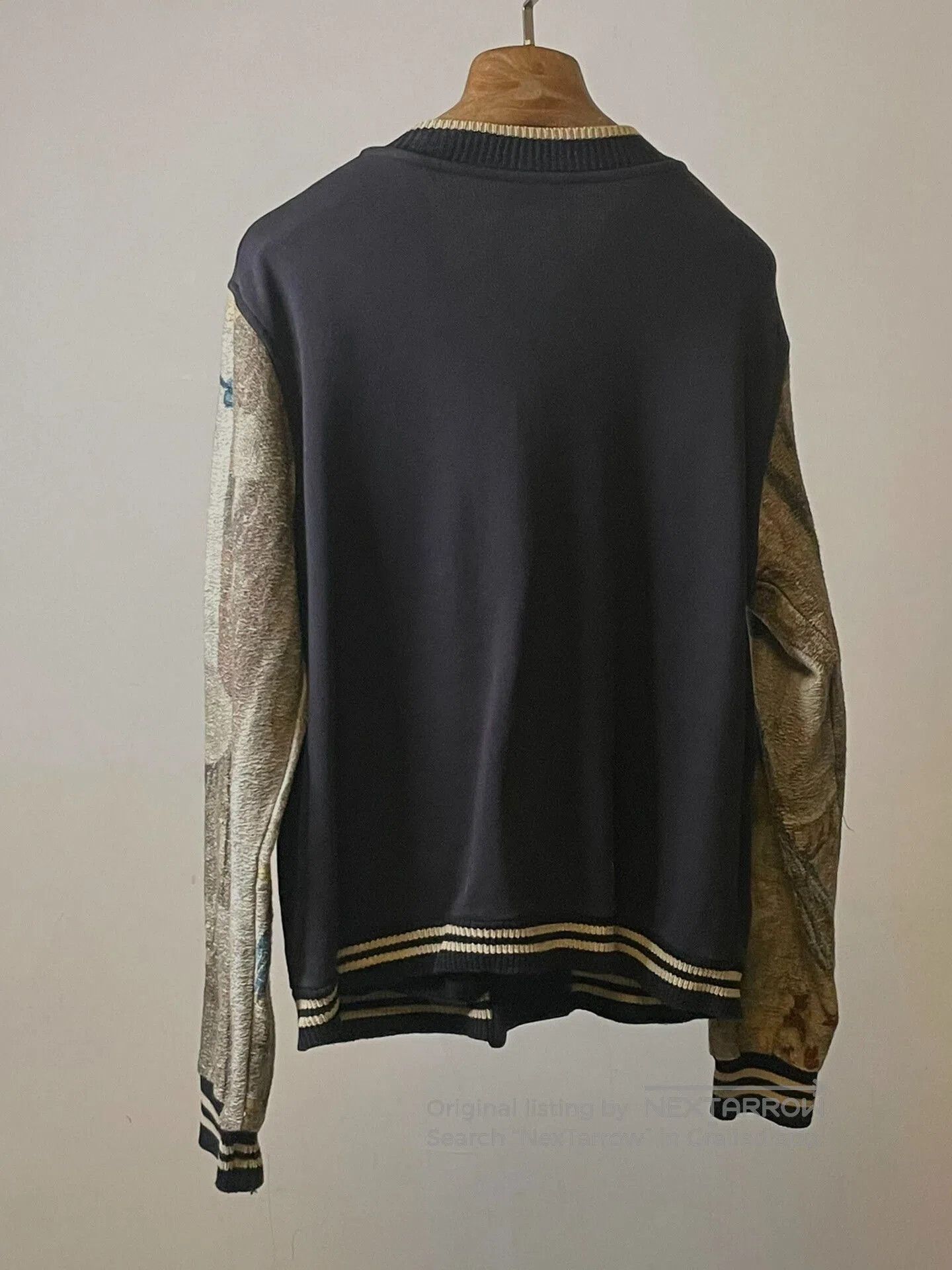 Dries Van Noten drapes van noten floral knit baseball jacket. Size US S / EU 44-46 / 1 - 6 Thumbnail