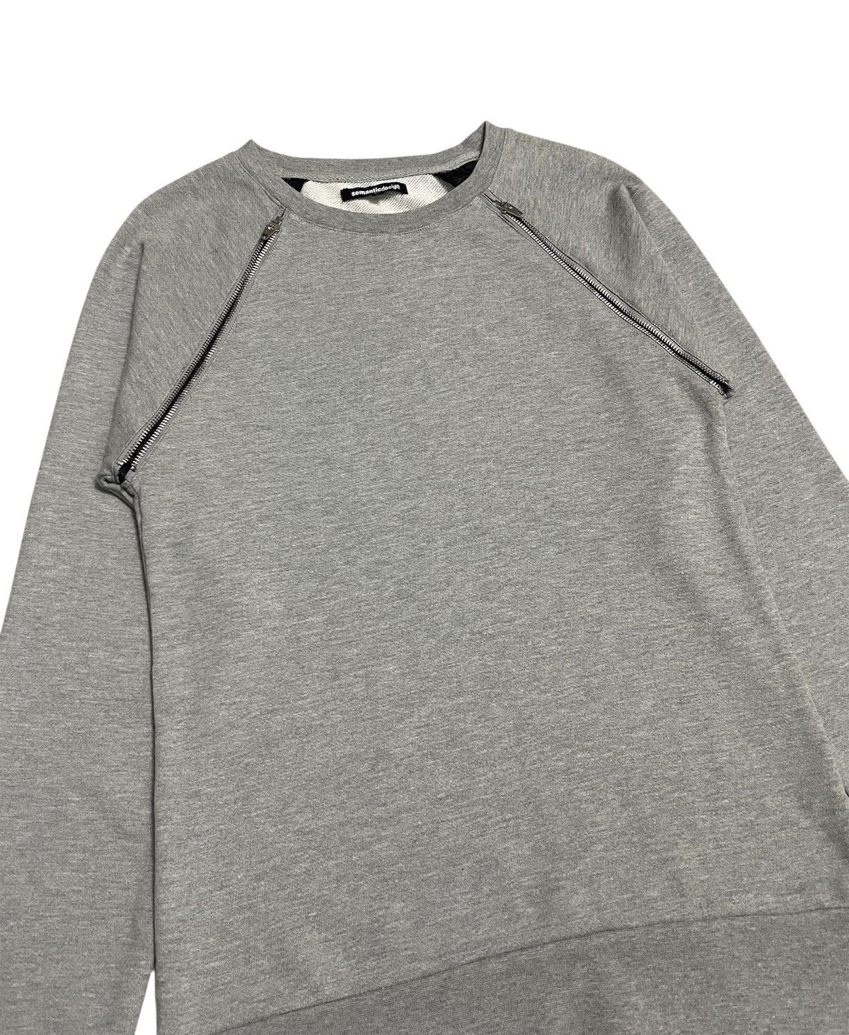 Japanese Brand SemanticDesign Japan Zipper Sweatshirt Size US S / EU 44-46 / 1 - 3 Thumbnail