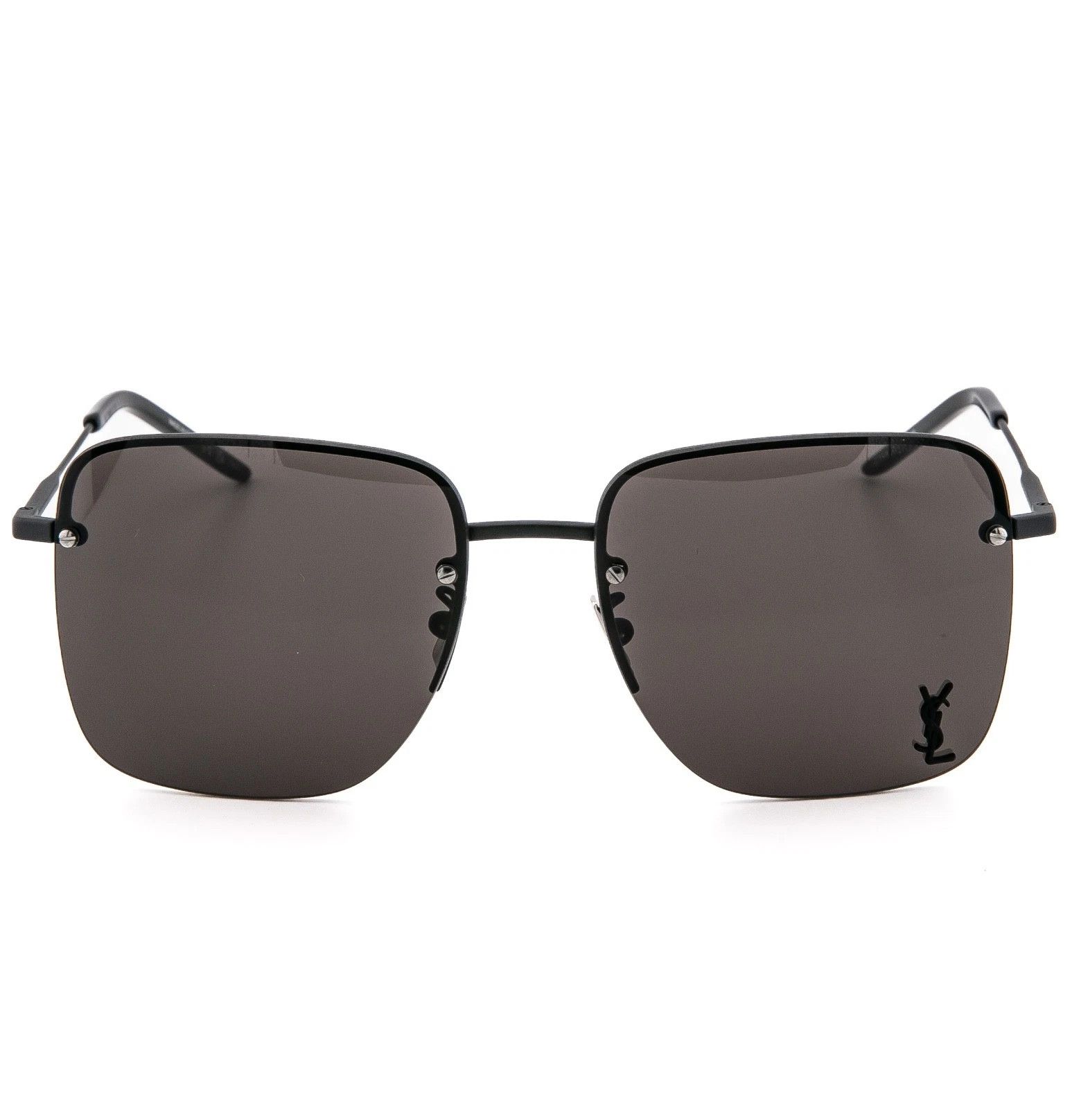 Yves Saint Laurent SAINT LAURENT 312 SL312M 001 YSL Logo Rectangular Sunglasses Size ONE SIZE - 8 Thumbnail