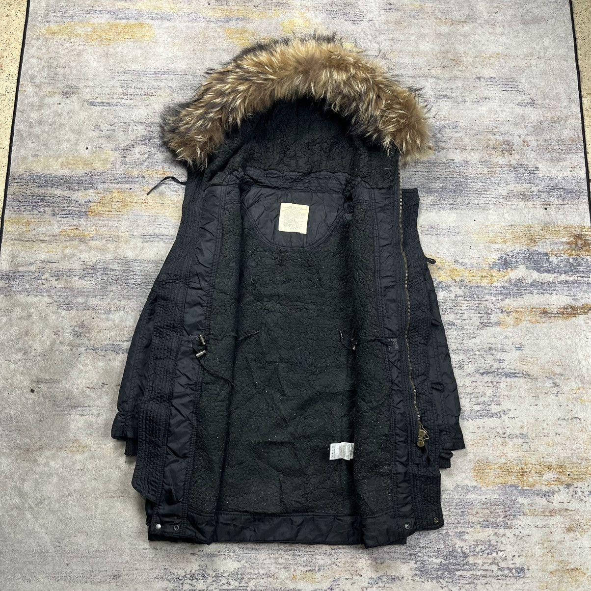 Le Grande Bleu (L.G.B.) GOA raccoon Fur hoodie military parka jacket vkei style Size US M / EU 48-50 / 2 - 13 Thumbnail