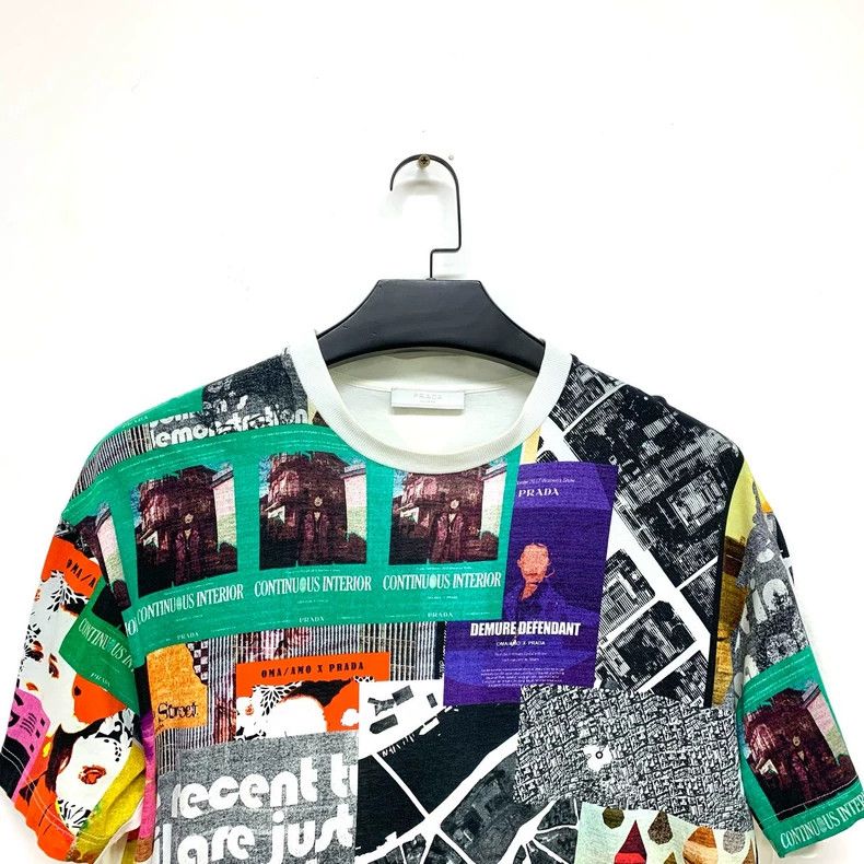Prada Prada Graffiti printed short sleeves 2501-Nextarrow Size US XL / EU 56 / 4 - 5 Thumbnail