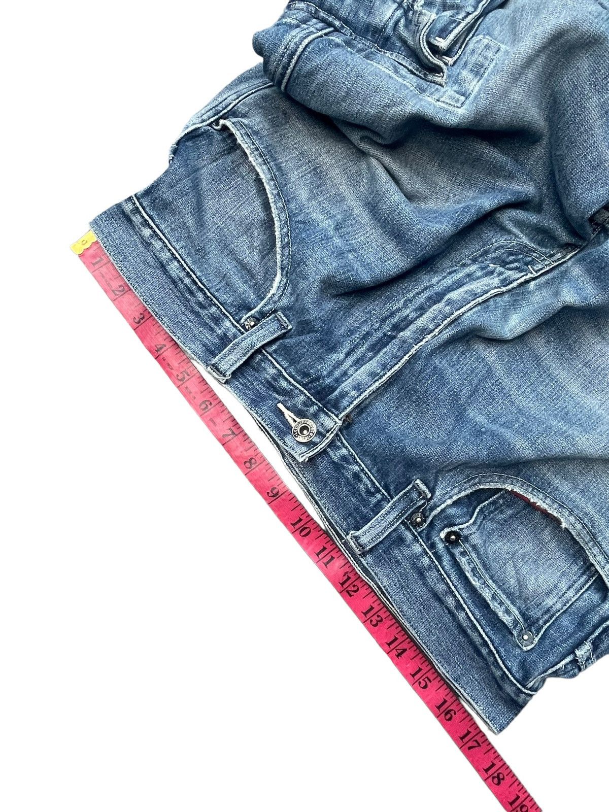Levi's × Vintage Vintage 2003 Levis 503 e Side Pocket Distresed Denim Size US 34 / EU 50 - 11 Thumbnail