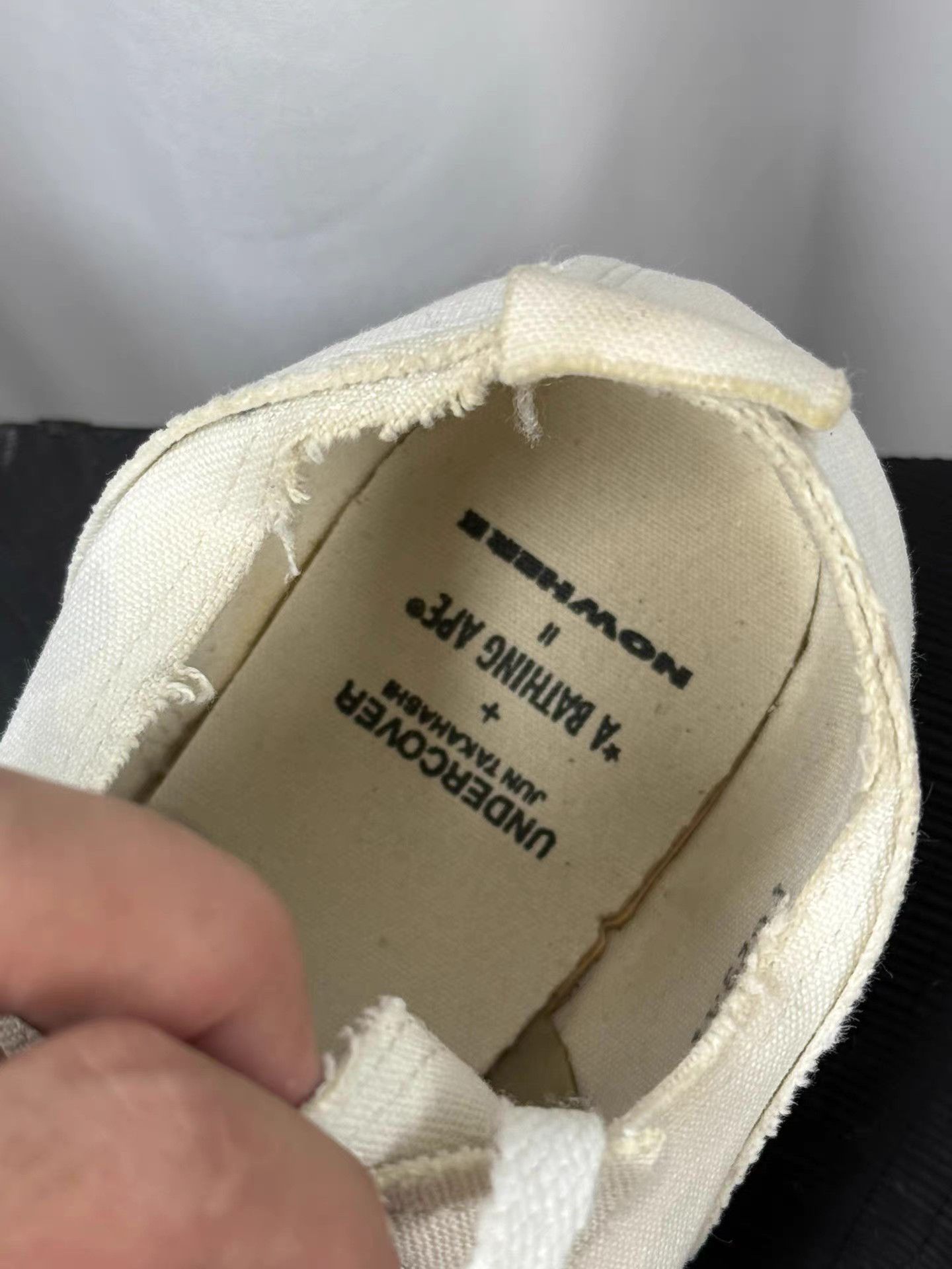 Undercover UNDERCOVER x bape nowhere man White Camo Sneakers K20 Size US 7 / EU 40 - 4 Thumbnail