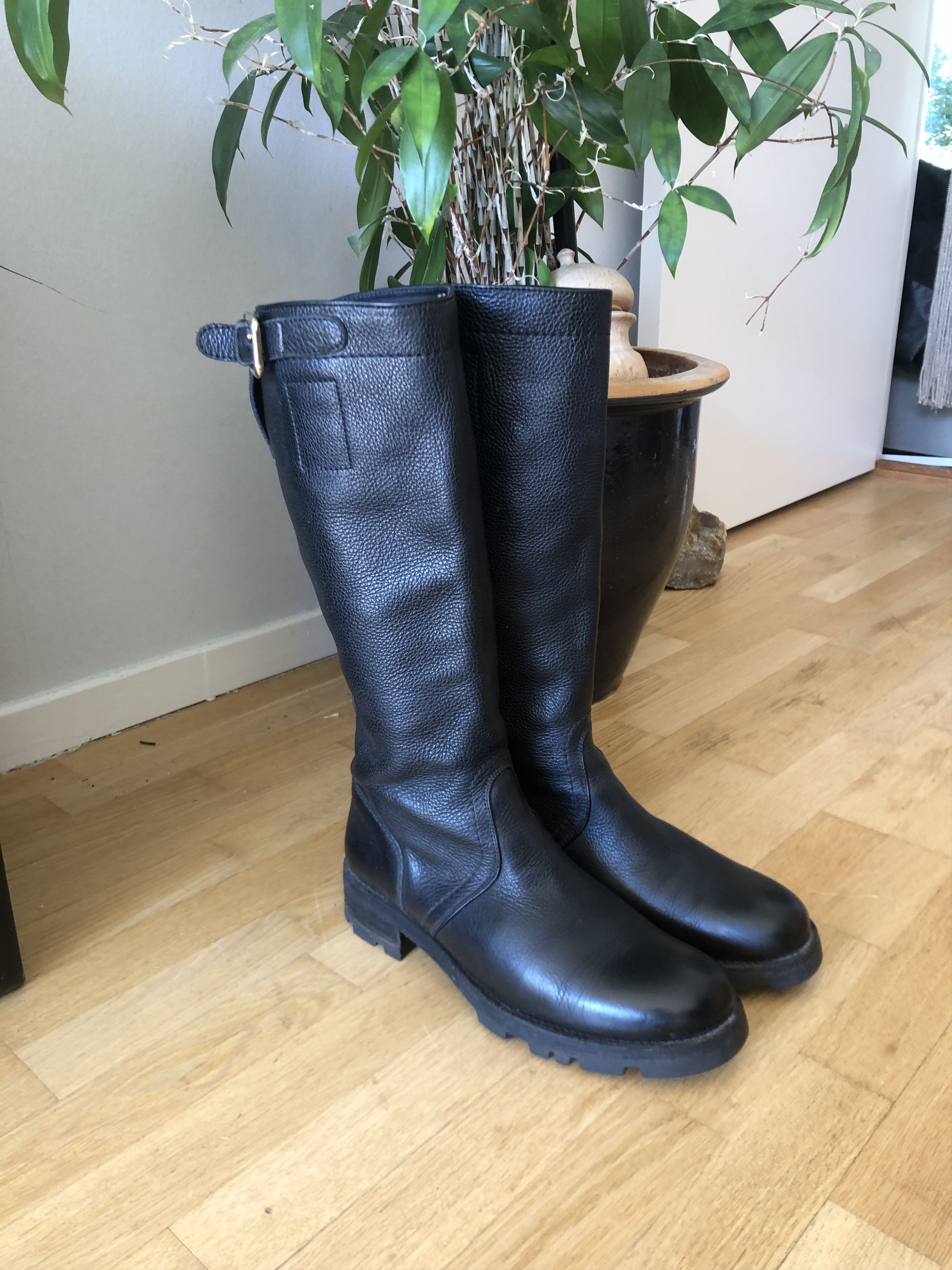 Classic Motorcycle Riding Biker Boots