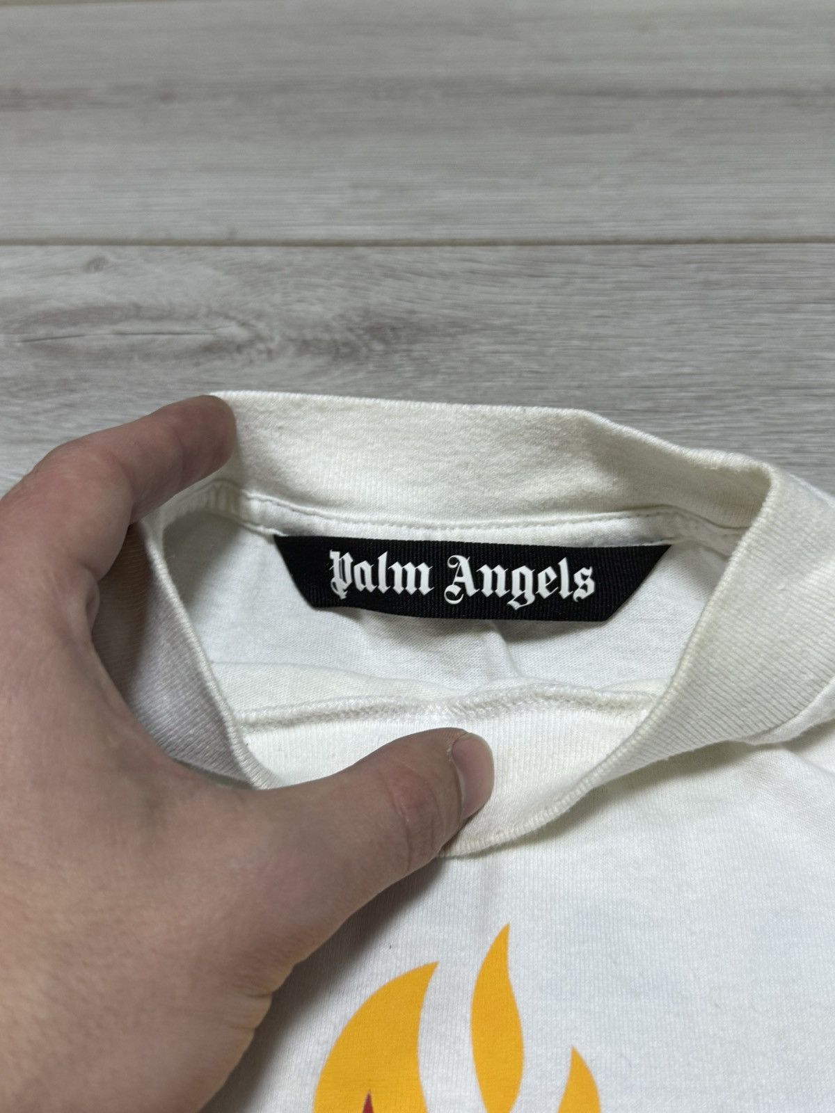 Palm Angels Palm Angels Smiley Edition Burning Head Oversized T-Shirt Size US M / EU 48-50 / 2 - 7 Thumbnail