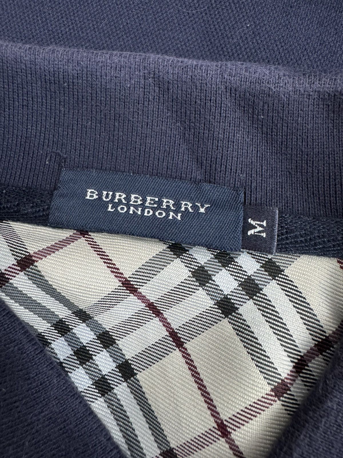 Burberry Burberry long-sleeve with a check-patterned embroidered logo Size US M / EU 48-50 / 2 - 9 Thumbnail