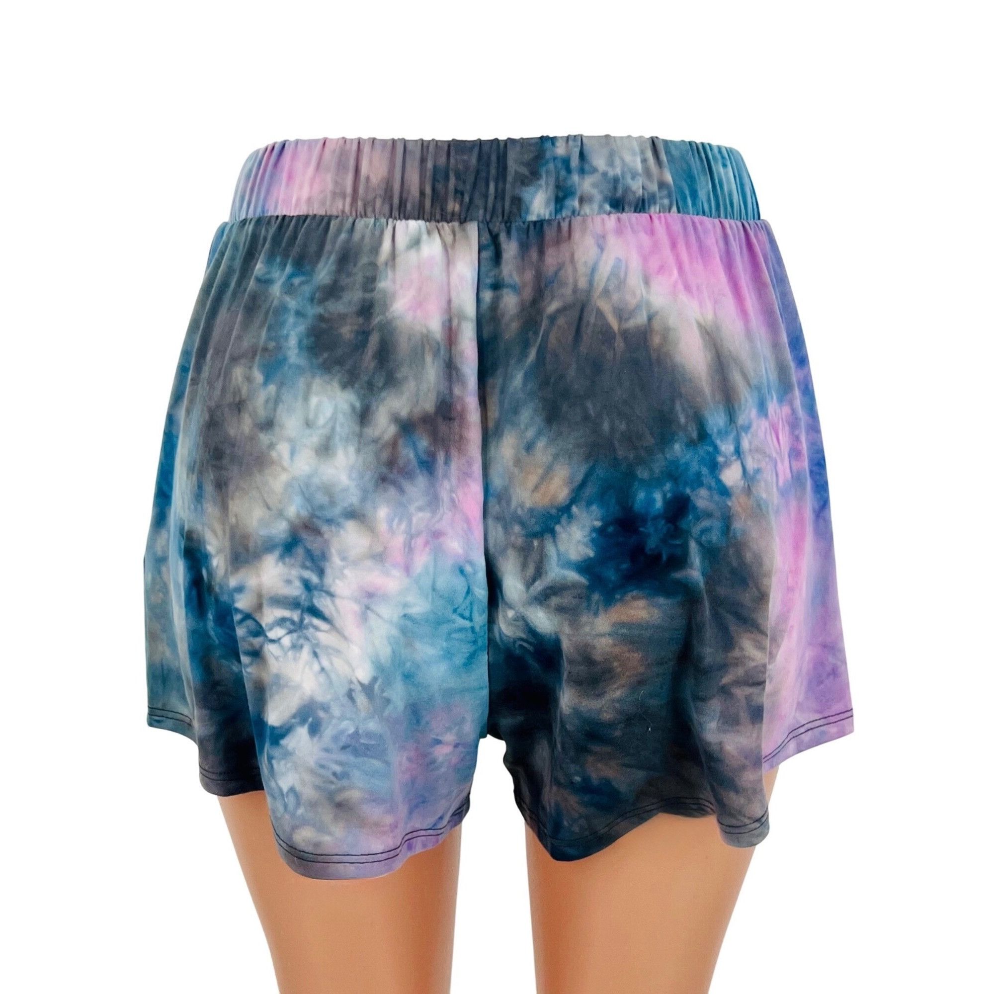 Other NWT Tie Dye Cropped Hoodie & Shorts 2 Piece Set | Athleisure Size L / US 10 / IT 46 - 8 Thumbnail