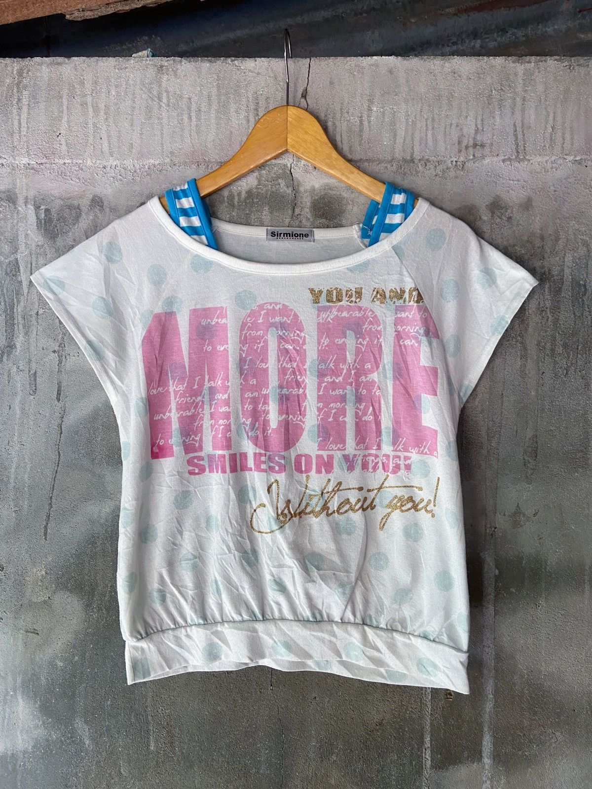 Japanese Brand YOU AND MORE SMILES ON YOU TEE Size US S / EU 44-46 / 1 - 1 Thumbnail