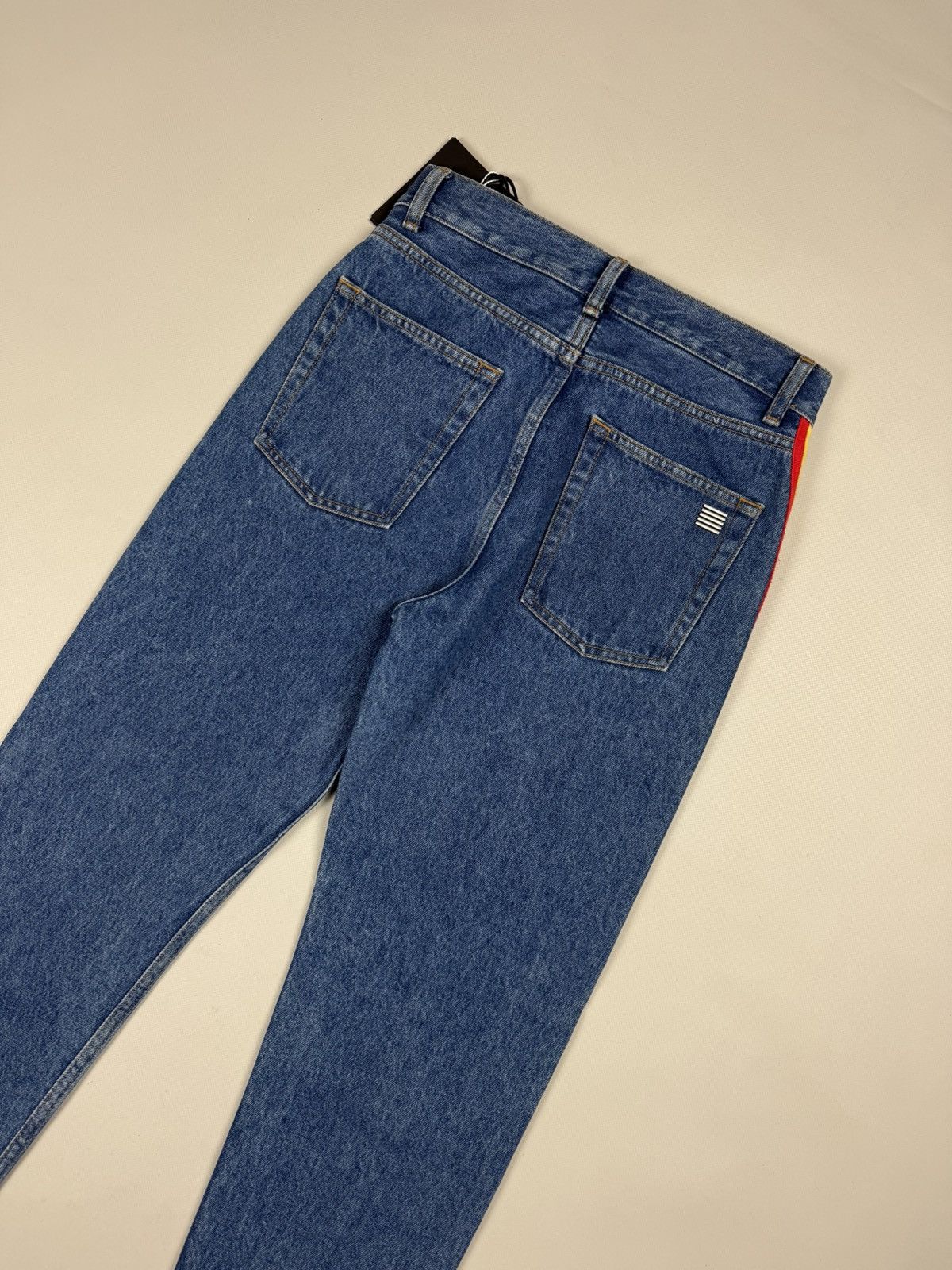 Palm Angels BNWT! Palm Angels Ladies Denim Rainbow Medium Wash Jeans Size 26" / US 2 / IT 38 - 22 Thumbnail