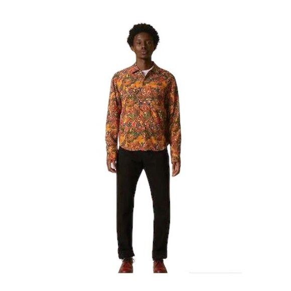 Corridor Corridor Mens Multi Marbleized Long Sleeve Collared Button U Size US L / EU 52-54 / 3 - 8 Thumbnail