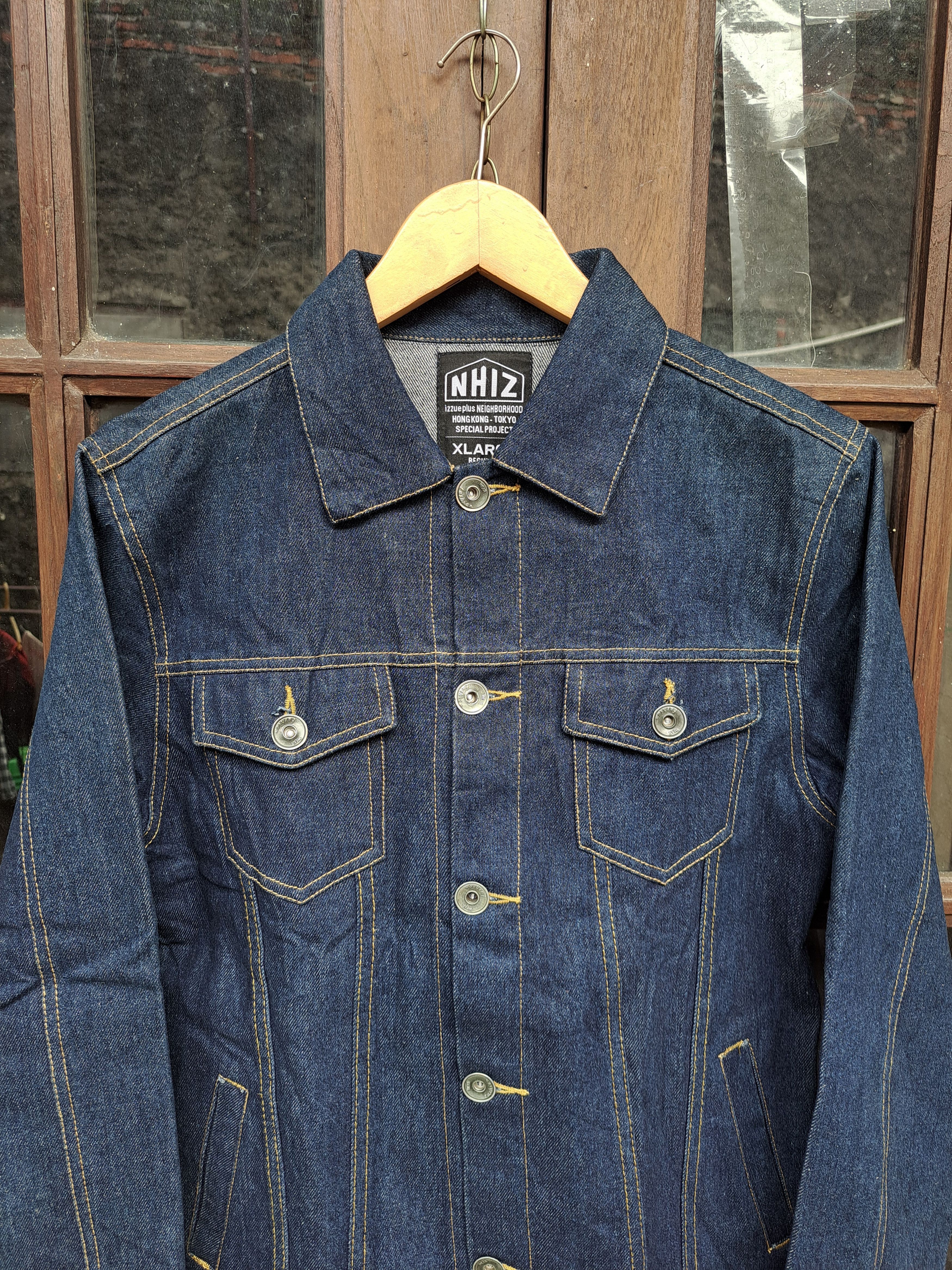 Japanese Brand × izzue Izzue plus Neighborhood Denim Jacket Women XL Size XL / US 12-14 / IT 48-50 - 2 Thumbnail