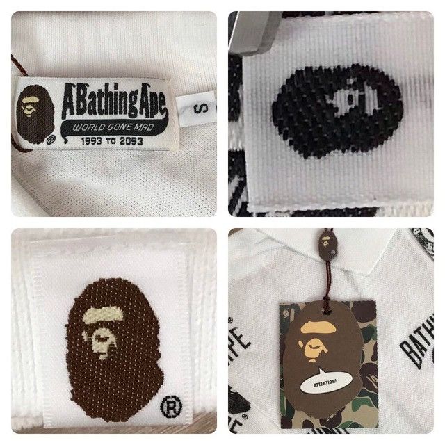 Bape × Nigo BAPE LOGO polo shirt a bathing ape NIGO Size US S / EU 44-46 / 1 - 5 Thumbnail