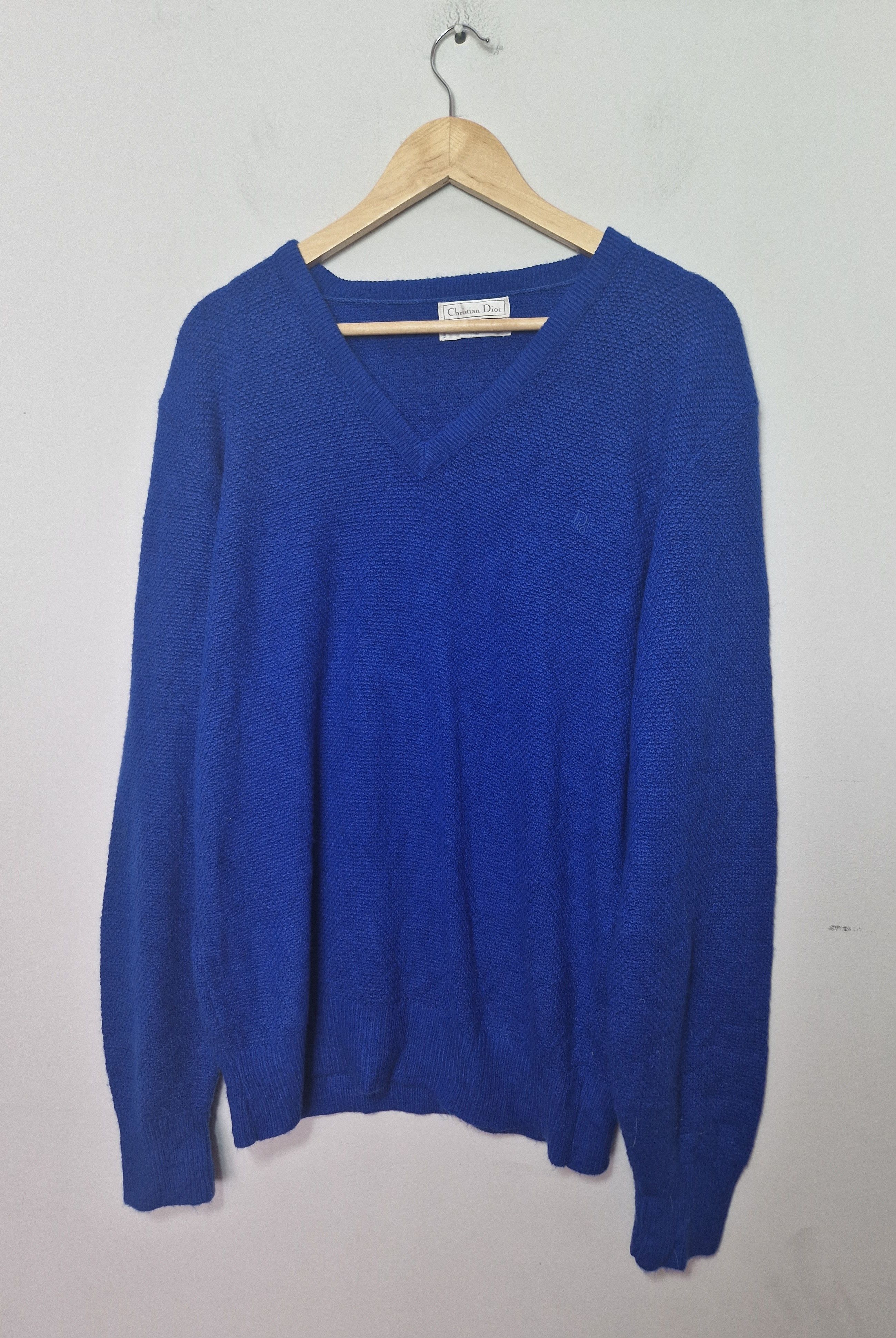 Dior × Hedi Slimane Christian Dior vintage made in USA knitted sweater Size US XL / EU 56 / 4 - 1 Thumbnail