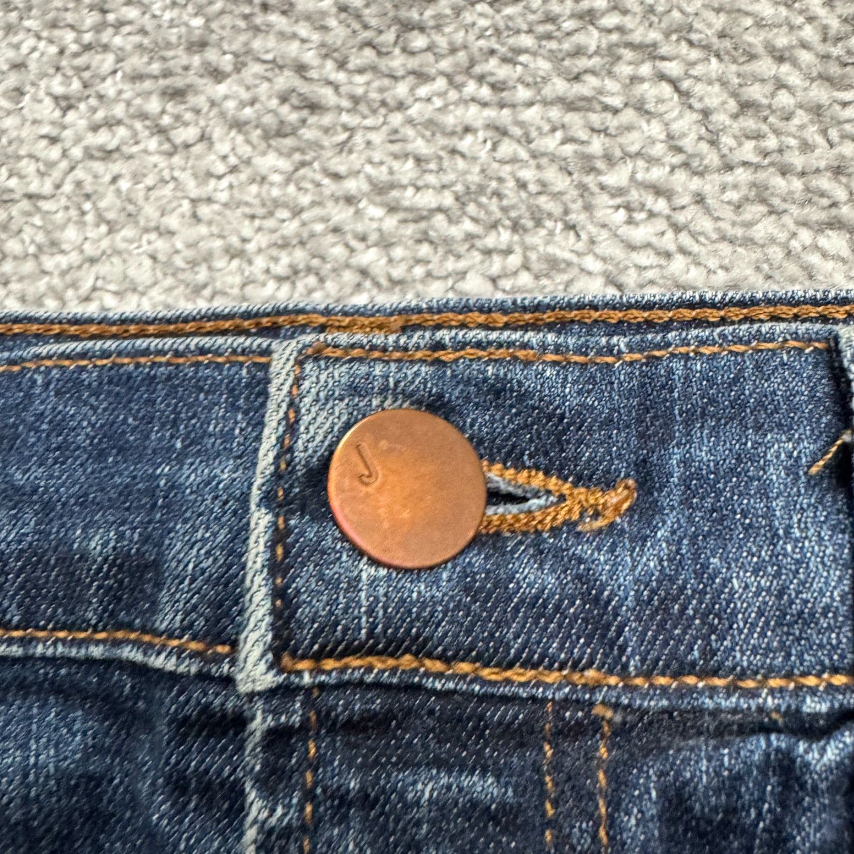 J Brand J Brand 811 Pure Skinny Jeans Womens 27 Denim Dark Wash Mid Rise Stretch 5-Pocket Blue Cotton Blend Jeans Mens Womens Girls? Size 27" / US 4 / IT 40 - 3 Thumbnail