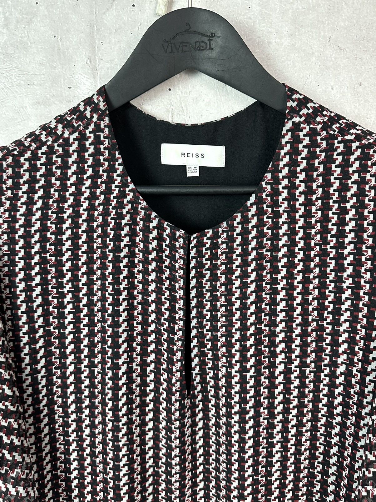 Reiss Reiss Anna Short Sleeve Multicolor Midi Length Dress Size XL / US 12-14 / IT 48-50 - 3 Thumbnail