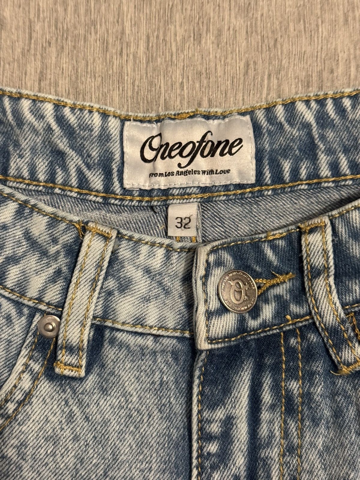 Vintage One of One Jean Shorts Size US 32 / EU 48 - 5 Thumbnail