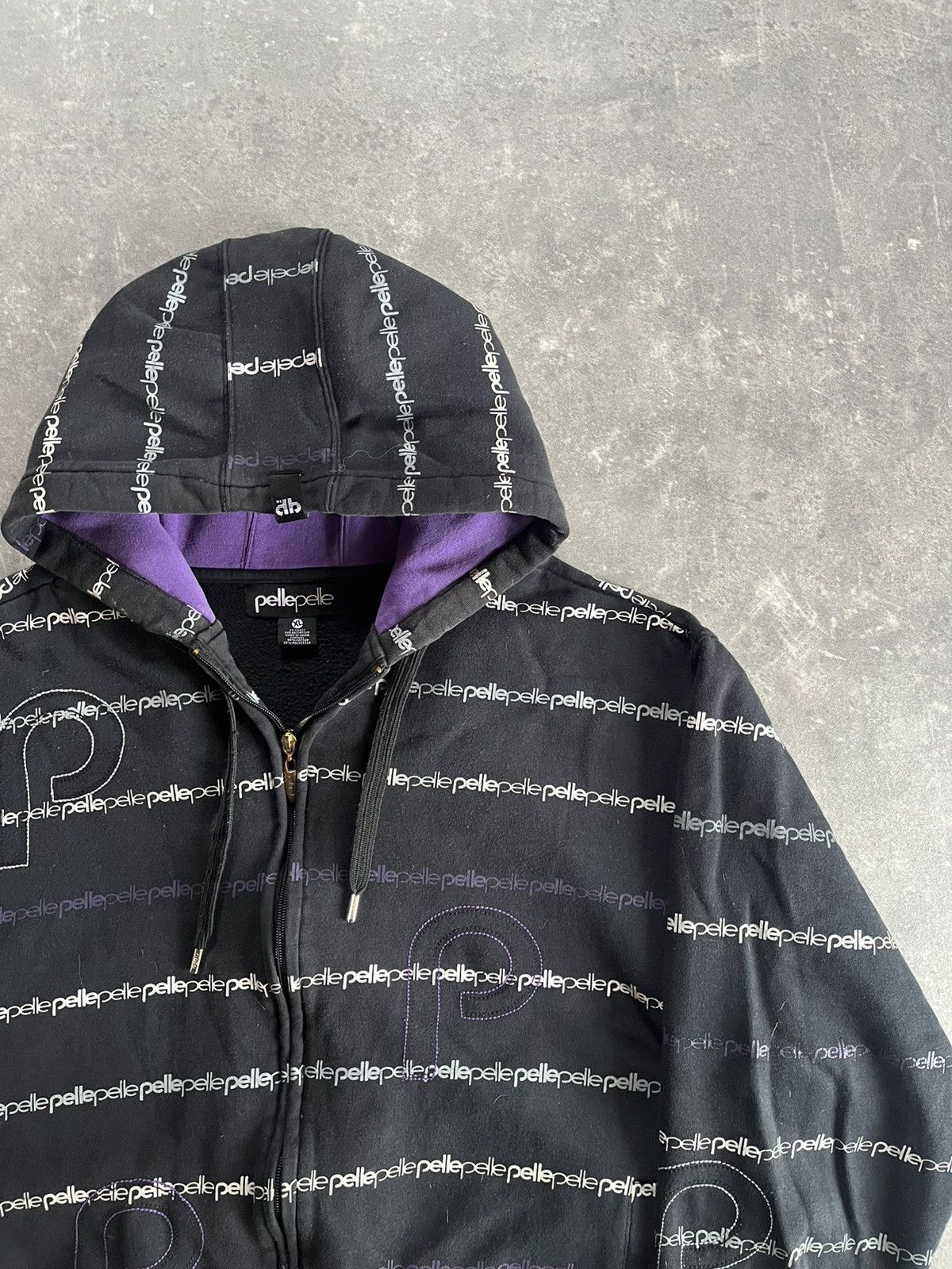 Pelle Pelle Pelle Pelle AOP Multilogo Baggy Printed Zip Hoodie XL Size US XL / EU 56 / 4 - 4 Thumbnail