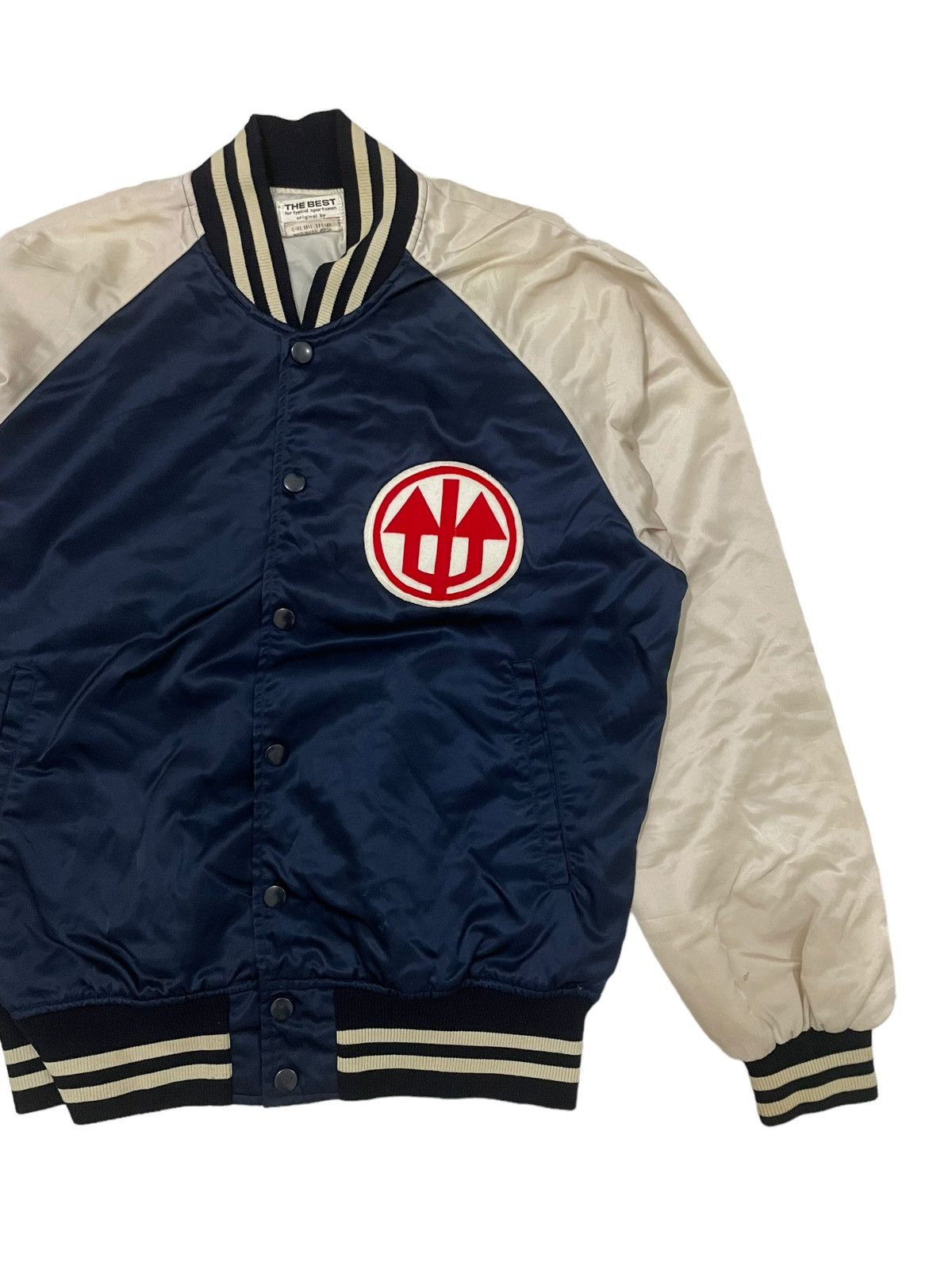 Hysteric Glamour × Japanese Brand × Vintage Vintage Satin Descente Varsity Jacket Size US M / EU 48-50 / 2 - 3 Thumbnail
