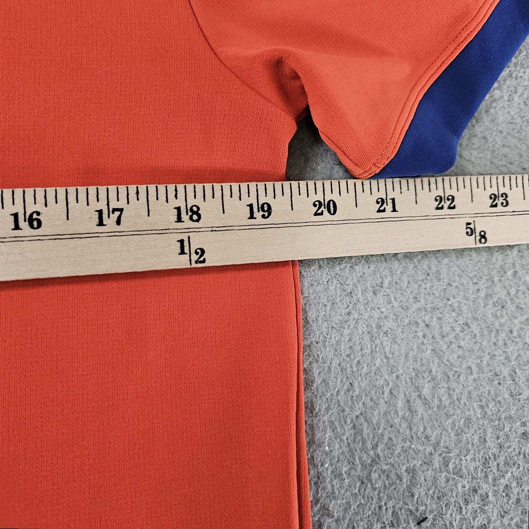 Vintage Twillory Polo Shirt Mens M Orange Blue Athletic Golf Performance Regular Short Sleeve Polo Mens Size US M / EU 48-50 / 2 - 6 Thumbnail