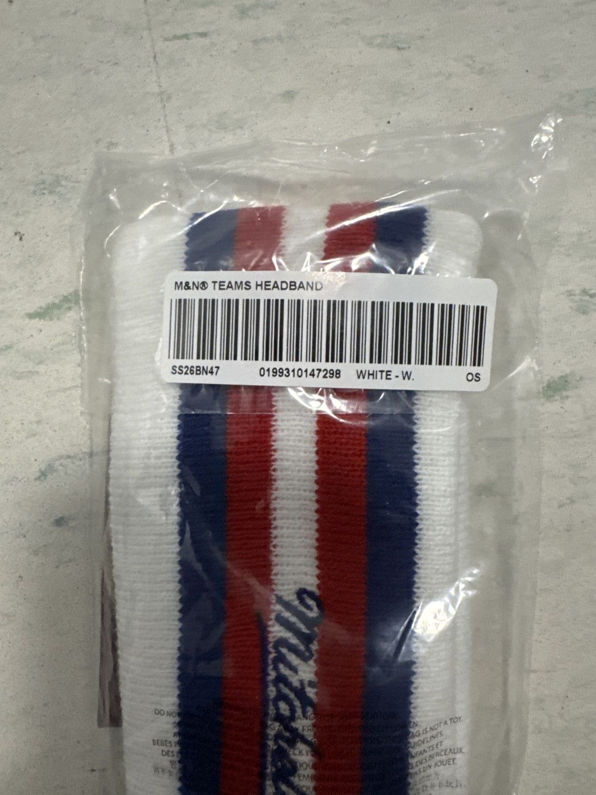 Mitchell & Ness × Supreme SUPRME SS26 x Mitchells&Ness “Washington bullets” headband Size ONE SIZE - 2 Thumbnail