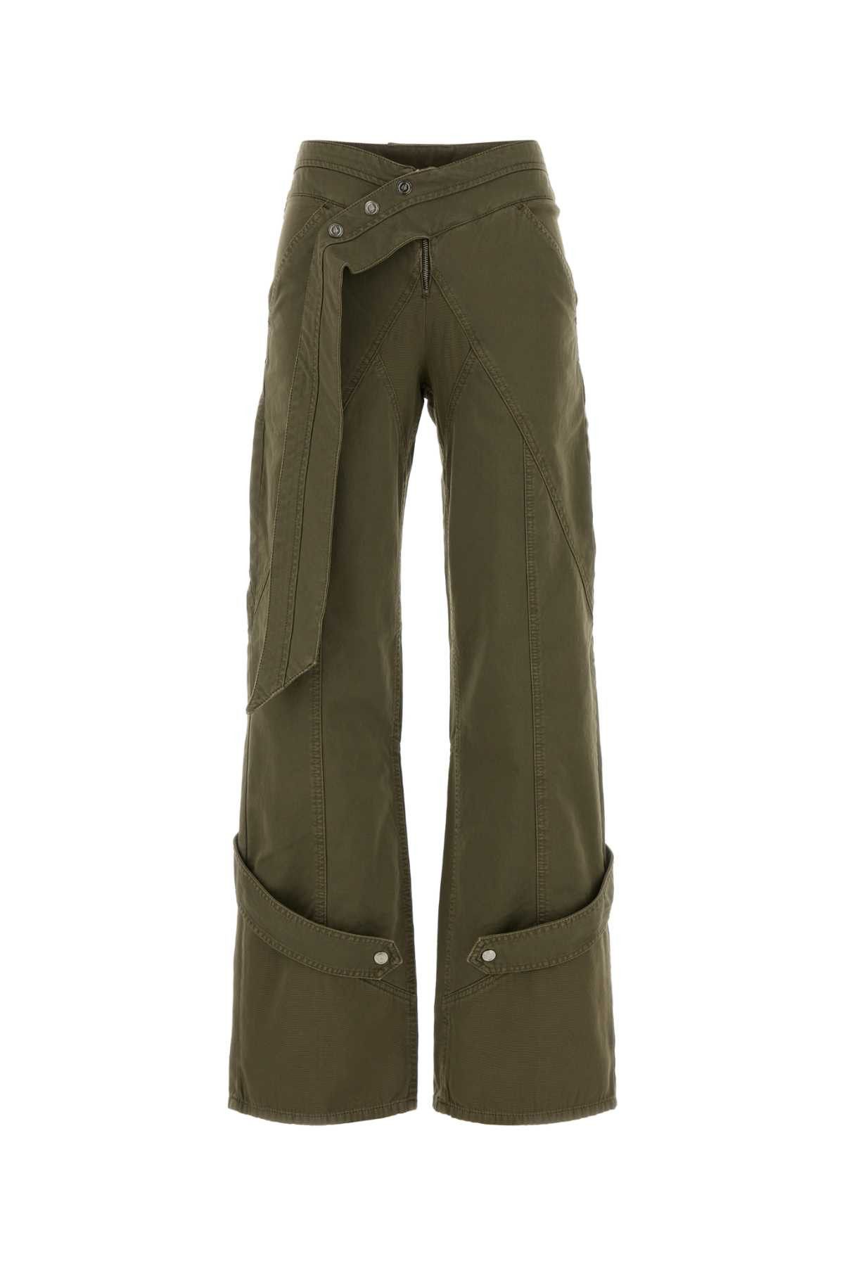 Blumarine Army Green Cotton Pant Size 27" / US 4 / IT 40 - 1 Thumbnail