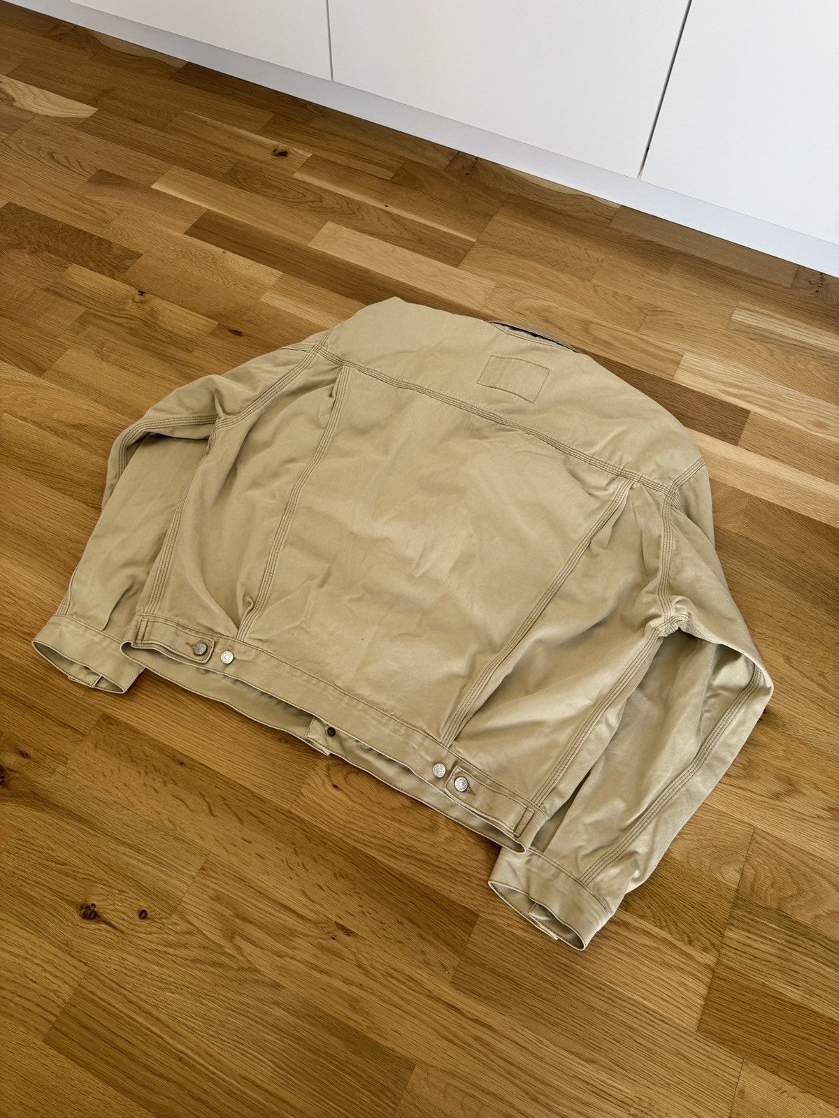 Diesel Diesel Industry vintage bomber denim trucker jacket beige Size US L / EU 52-54 / 3 - 5 Thumbnail