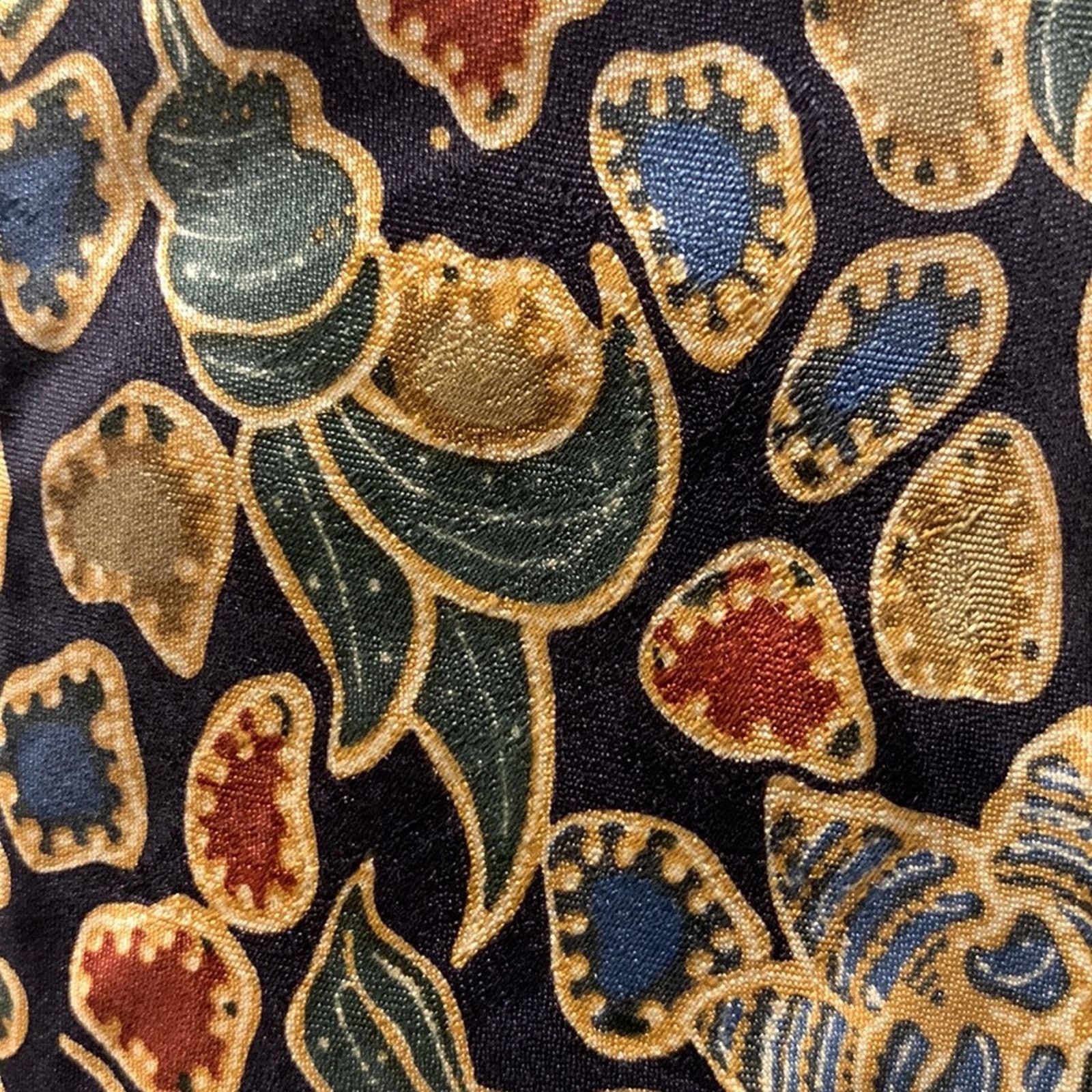 Guy Laroche 80’s Guy Laroche Paris silk batik print necktie Size ONE SIZE - 4 Thumbnail