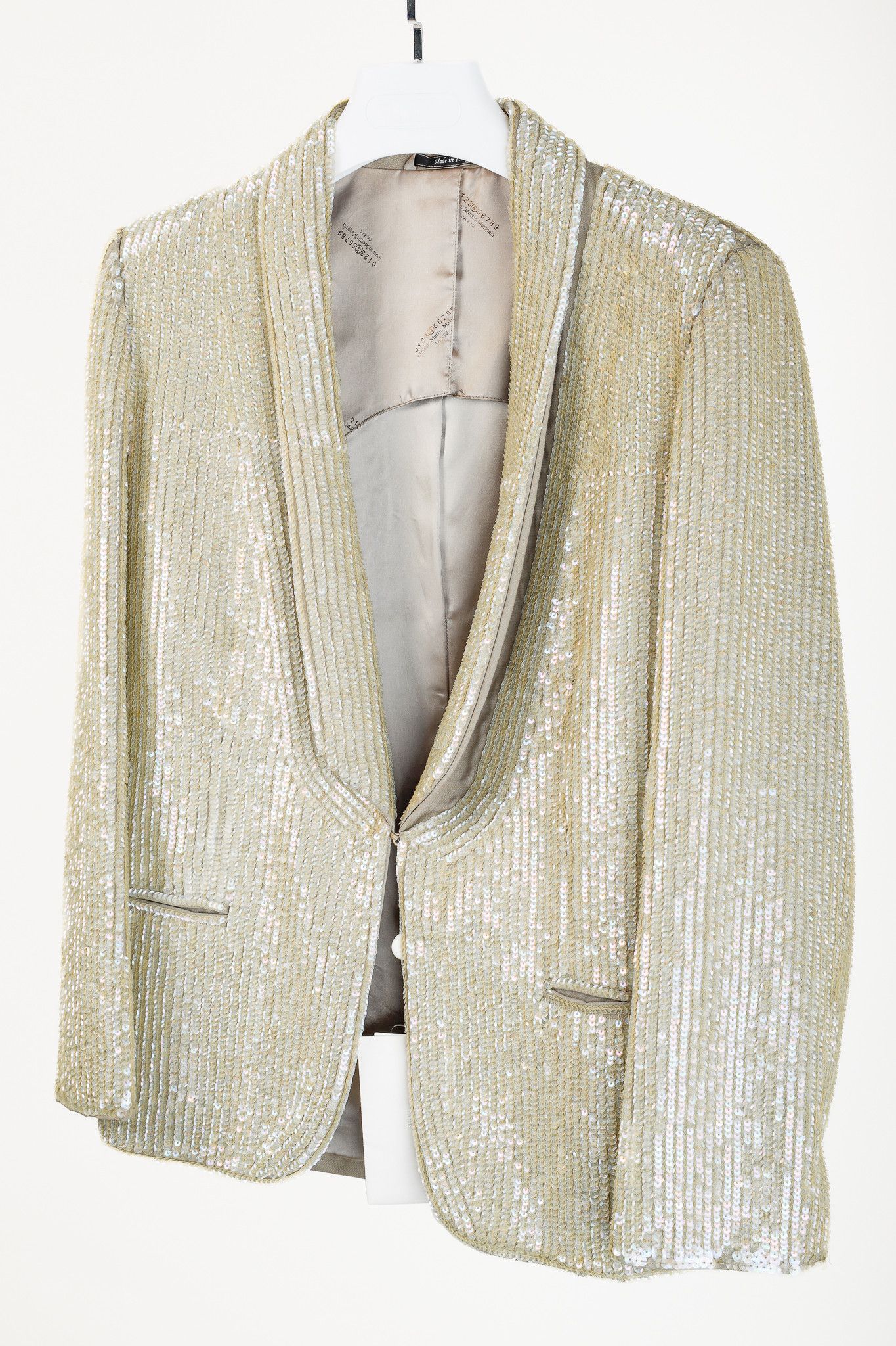 Maison Margiela Maison Margiela Resort 2013 Sequin Shawl-Collar Blazer Size M / US 6-8 / IT 42-44 - 3 Thumbnail