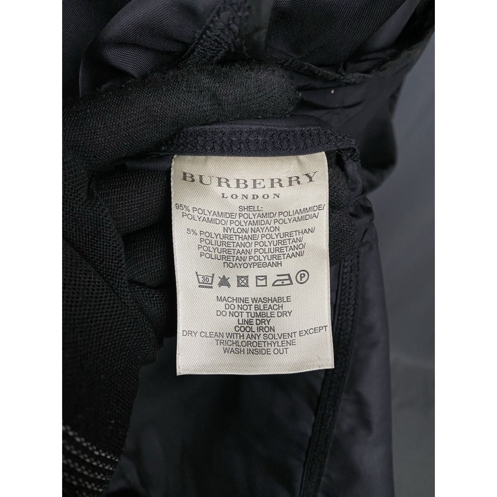 Burberry Burberry Nylon Men's Black Utility Multipocket Sportcoat Jac Size US L / EU 52-54 / 3 - 13 Thumbnail