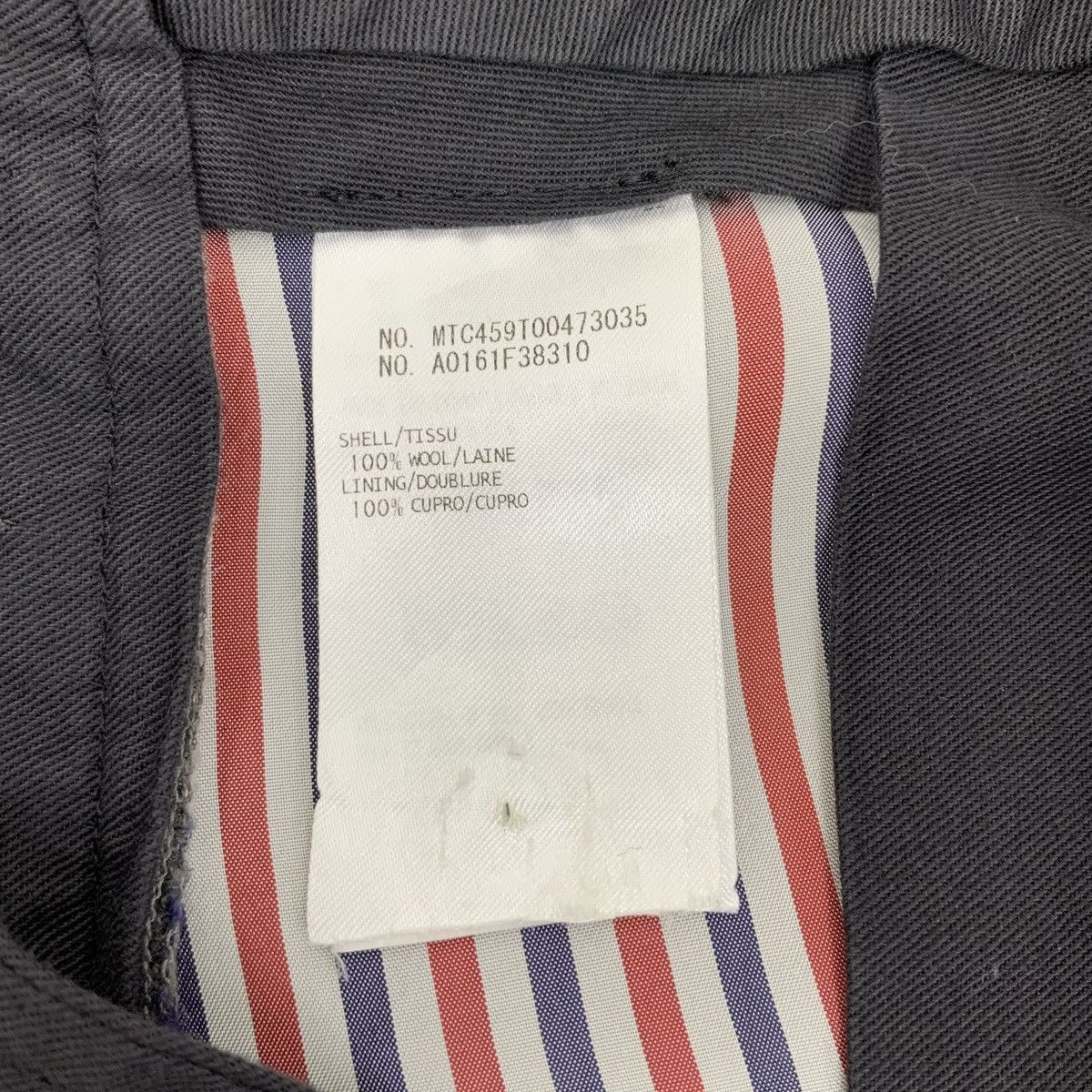 Thom Browne Thom Browne Grey Classic Four-bar Wool Casual Pants K26WX Size 25" / US 0 / IT 36 - 7 Thumbnail