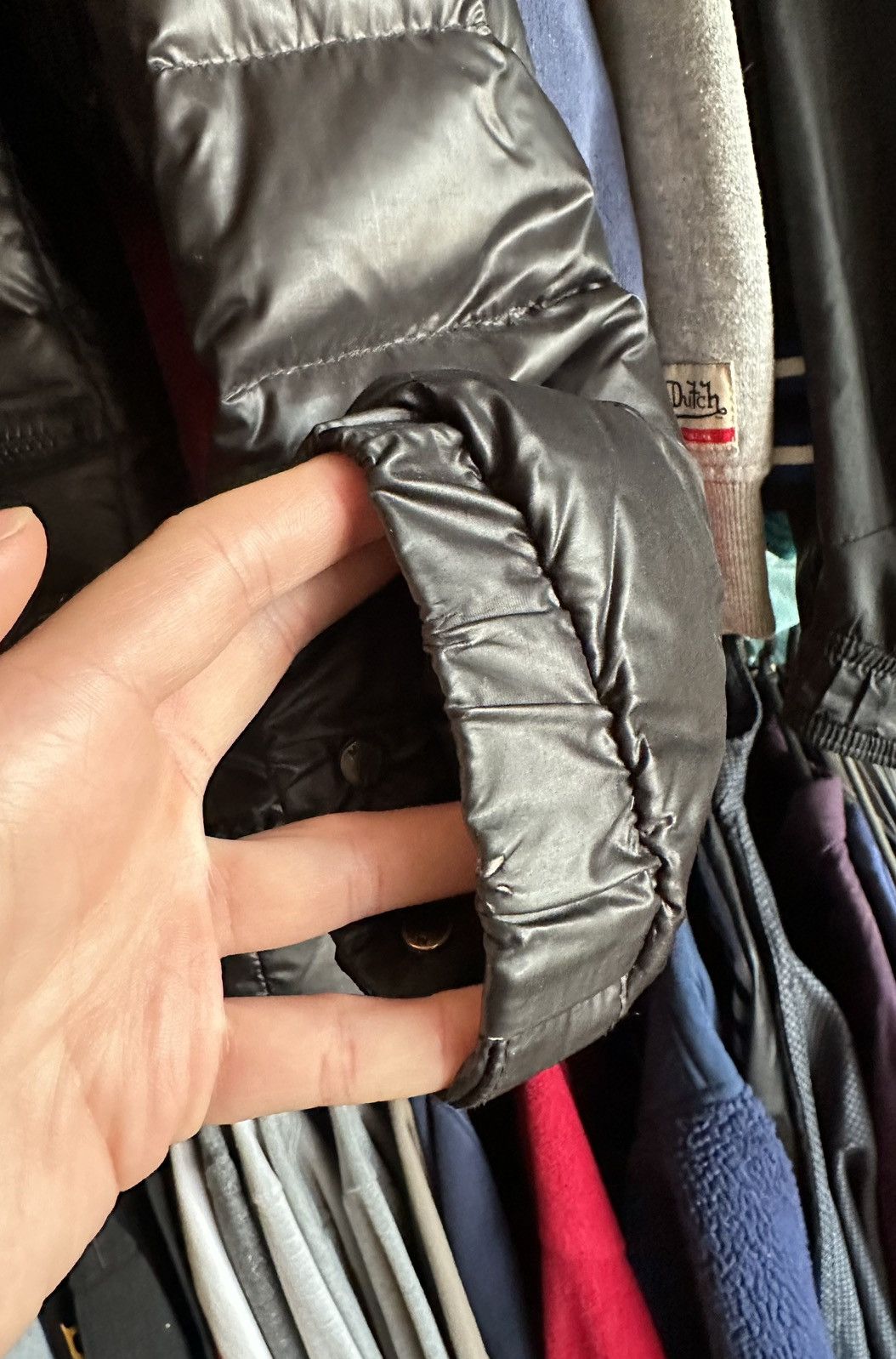 Moncler × Vintage Moncler jacket Black Luxury Size S / US 4 / IT 40 - 17 Thumbnail