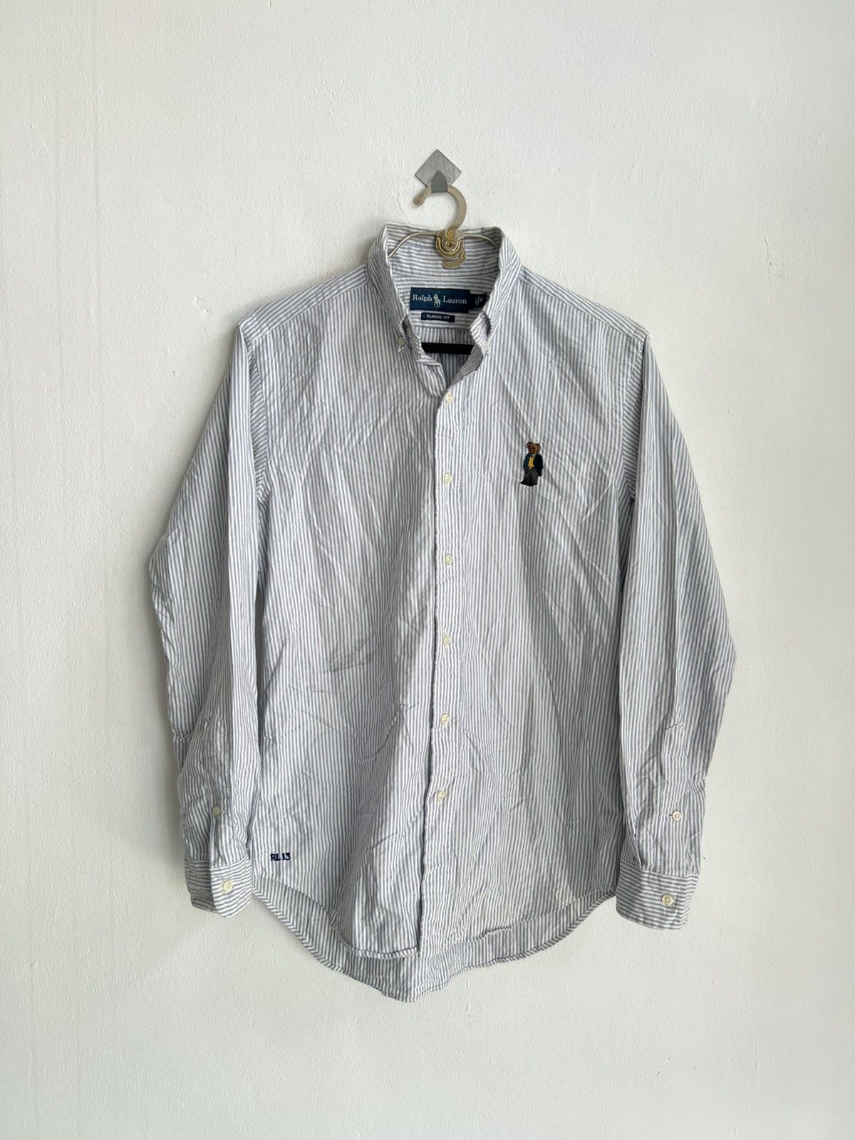 Polo Ralph Lauren Vintage Polo RL Embroidered Tuxedo Bear RL13 Classic Fit Size US M / EU 48-50 / 2 - 2 Thumbnail