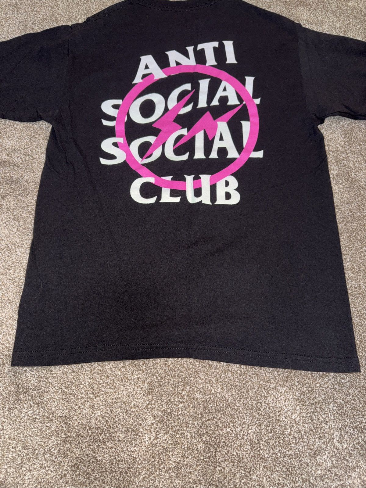 Anti Social Social Club × Fragment Design Anti Social Social Club X Fragment Bolt Tee Size Medium Size US M / EU 48-50 / 2 - 2 Thumbnail