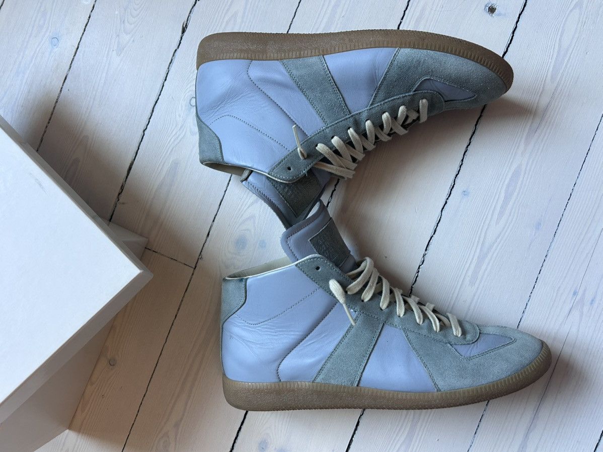 Maison Margiela Maison Margiela Blue Mid-Top Size US 11 / EU 44 - 4 Thumbnail