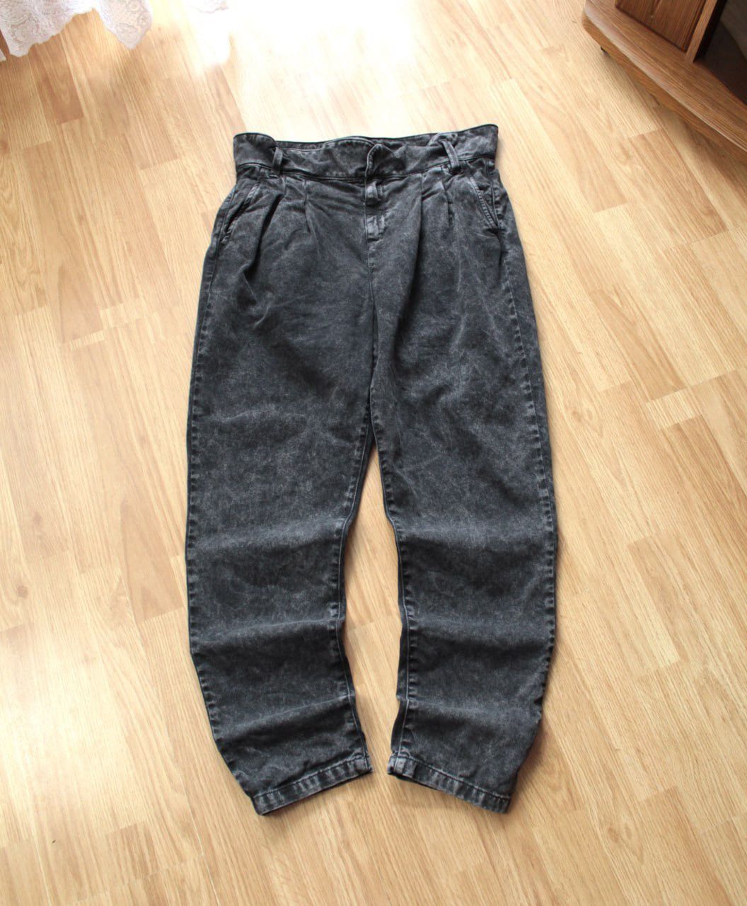 Sezane 🔥 Sezane Paris Austin Trousers Washed Black Jeans Pants Size 28" / US 6 / IT 42 - 4 Thumbnail