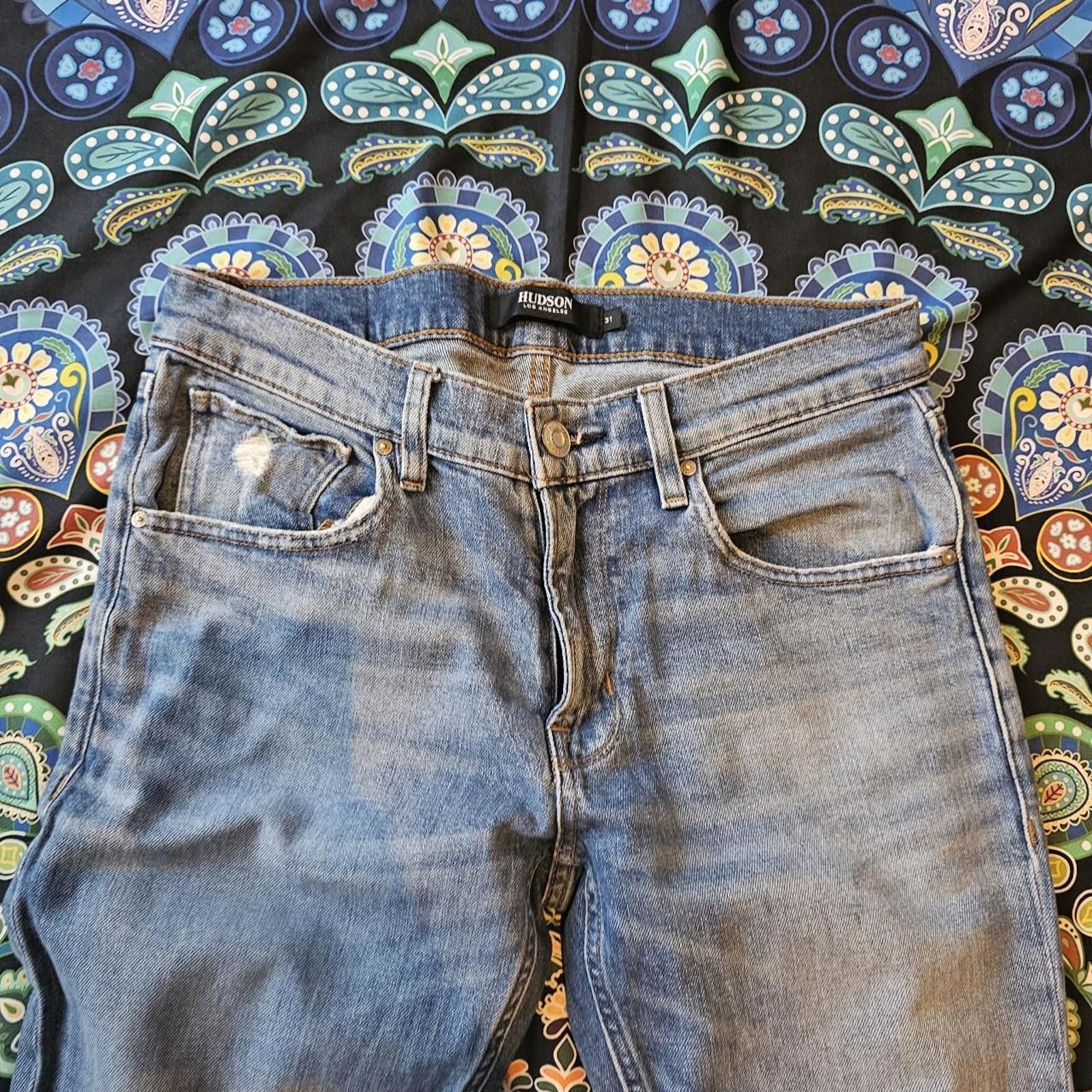 Hudson Hudson Men's Blue Jeans Size US 31 - 4 Thumbnail