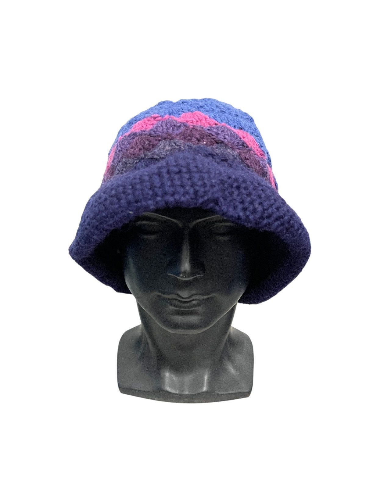 Vintage Vintage Knit Handmade Beanie Hat Size ONE SIZE - 1 Thumbnail