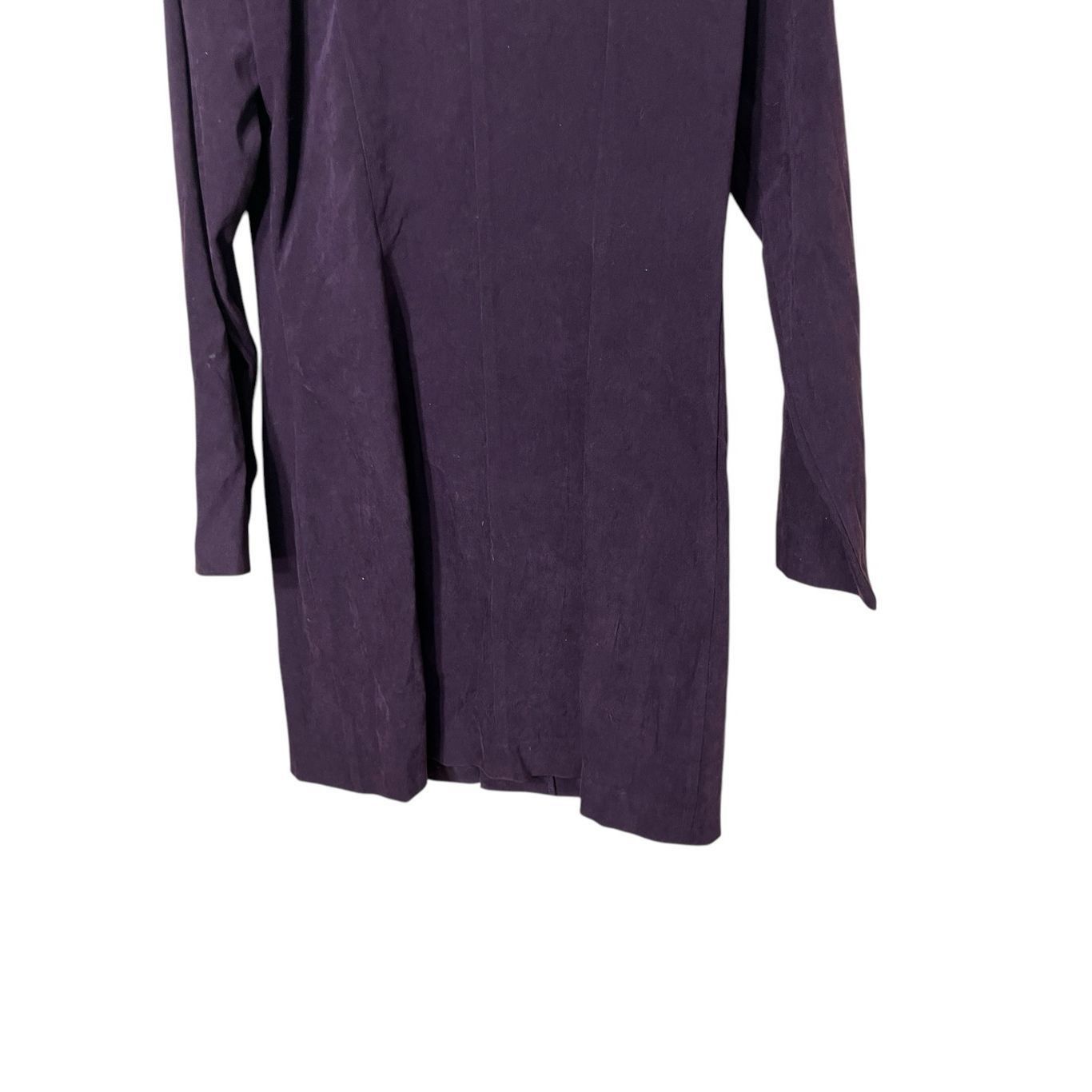 Other Vintage Dawn Joy 90s Purple Long Line Blazer Size 9/10 Size M / US 6-8 / IT 42-44 - 9 Thumbnail