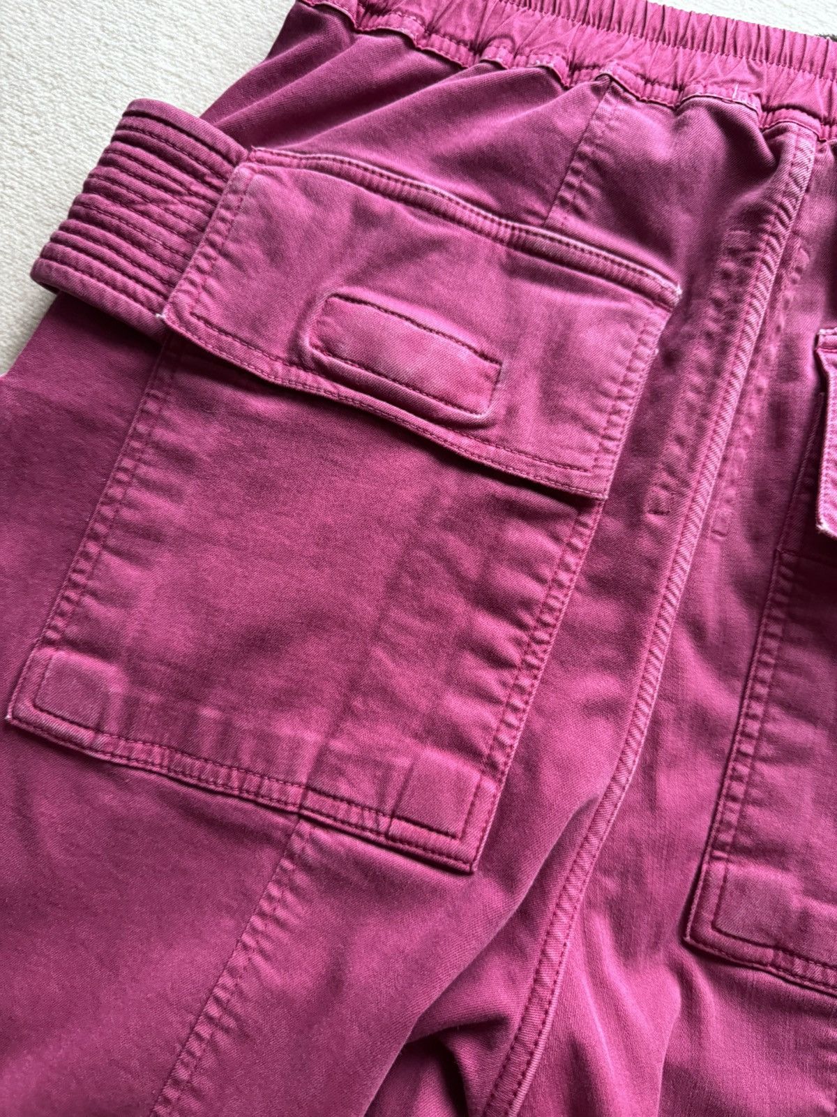 Rick Owens × Rick Owens Drkshdw * SAMPLE * FW19 LARRY DRKSHDW FUXIA PINK DEGRADE CREATCH Size US 30 / EU 46 - 12 Thumbnail