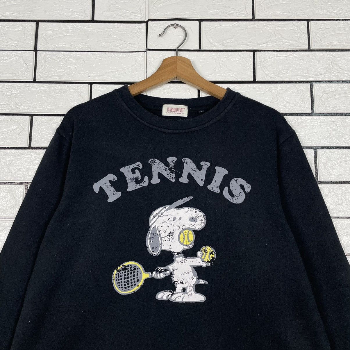 Japanese Brand Peanuts Snoopy Tennis Sweatshirt Size US S / EU 44-46 / 1 - 2 Thumbnail