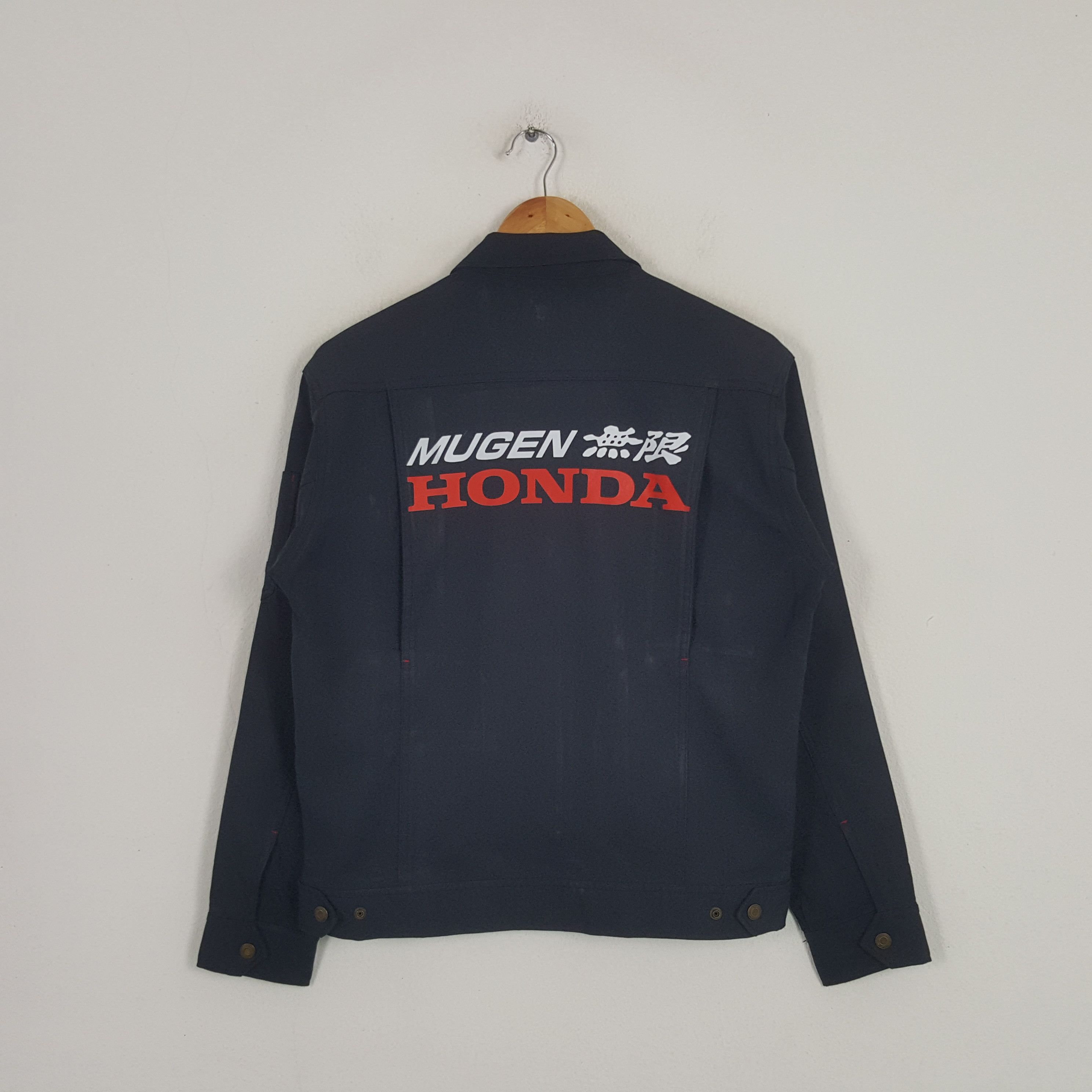 Honda × Japanese Brand × Vintage Vintage Mugen Honda Japanese Racing Team Custom Art Jacket Size US S / EU 44-46 / 1 - 1 Thumbnail