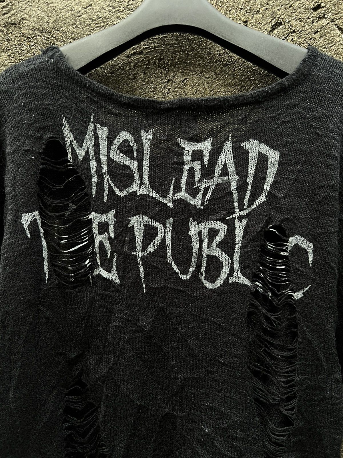 Japanese Brand × Seditionaries Ghost Of Harlem Destroyed Knit Sweater Size US M / EU 48-50 / 2 - 15 Thumbnail
