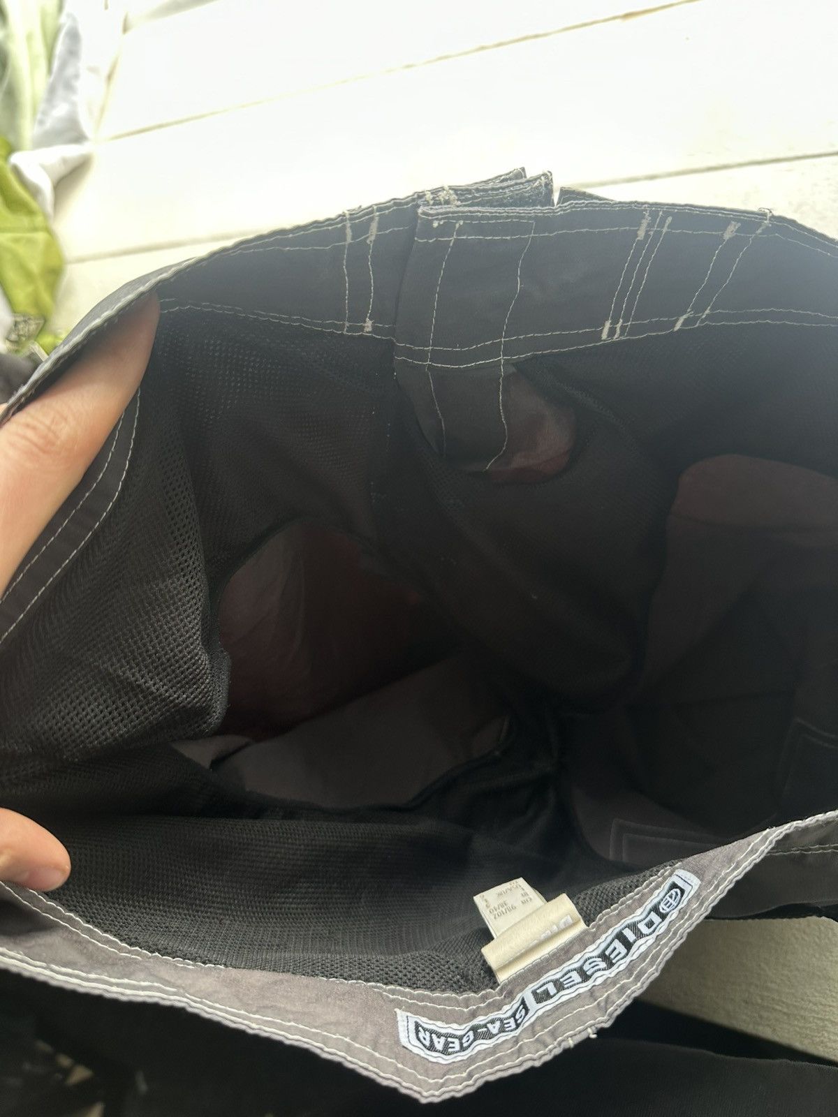 Diesel VNTG 🚨 DIESEL INDUSTRY GRAY SURF SHORTS RARE BIG LOGO POCKET Size US 32 / EU 48 - 8 Thumbnail