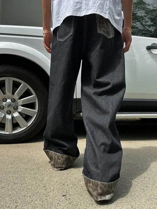 Other SpiderWeb VINTAGE Y2K baggy jeans pants Size US 36 / EU 52 - 3 Thumbnail