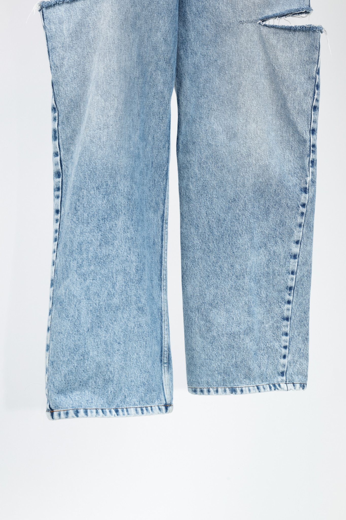 Maison Margiela Maison Margiela Blue Cotton Slit Jeans Size 26" / US 2 / IT 38 - 8 Thumbnail