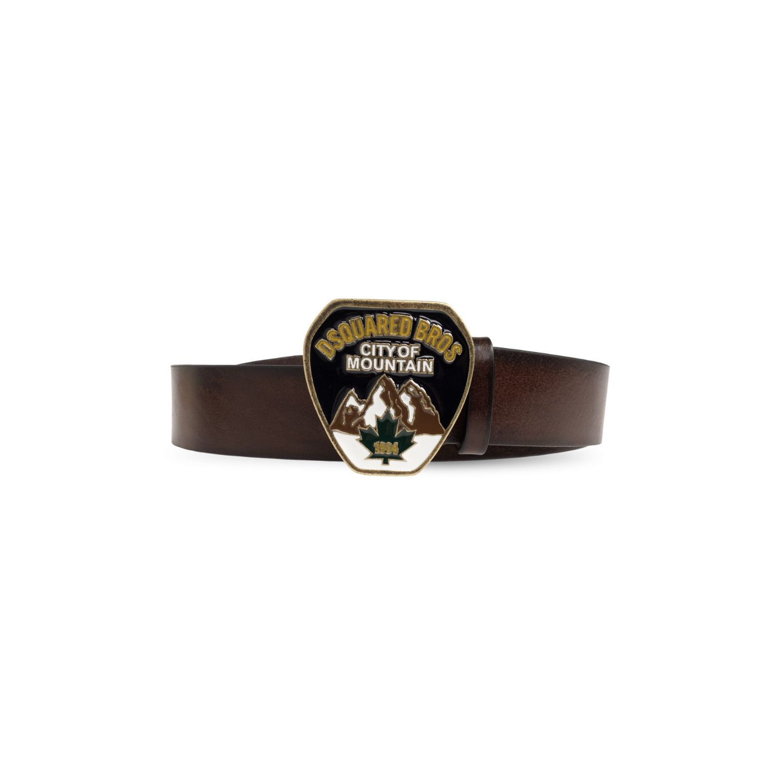 Dsquared2 × Luxury 1990s RARE KEEPING ME HOT DSQUARED LEATHER BELT